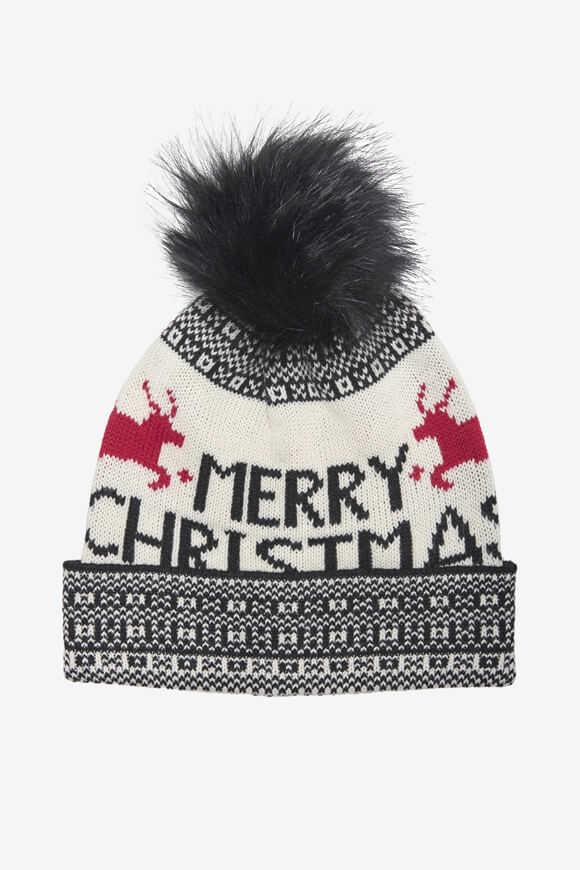 Arden Weihnacht Pom-Beanie - Black