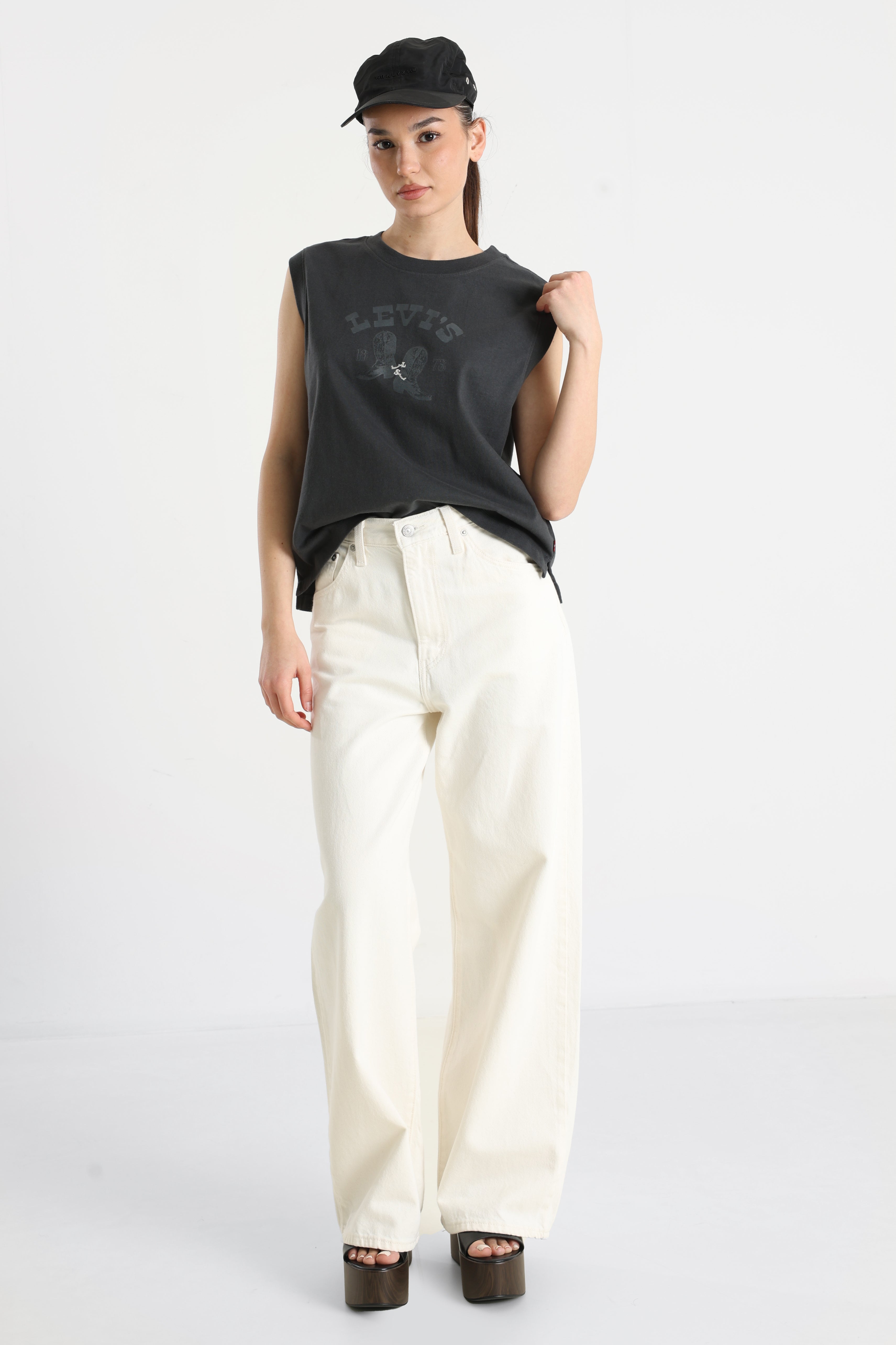 Oversize Tanktop - Anthracite