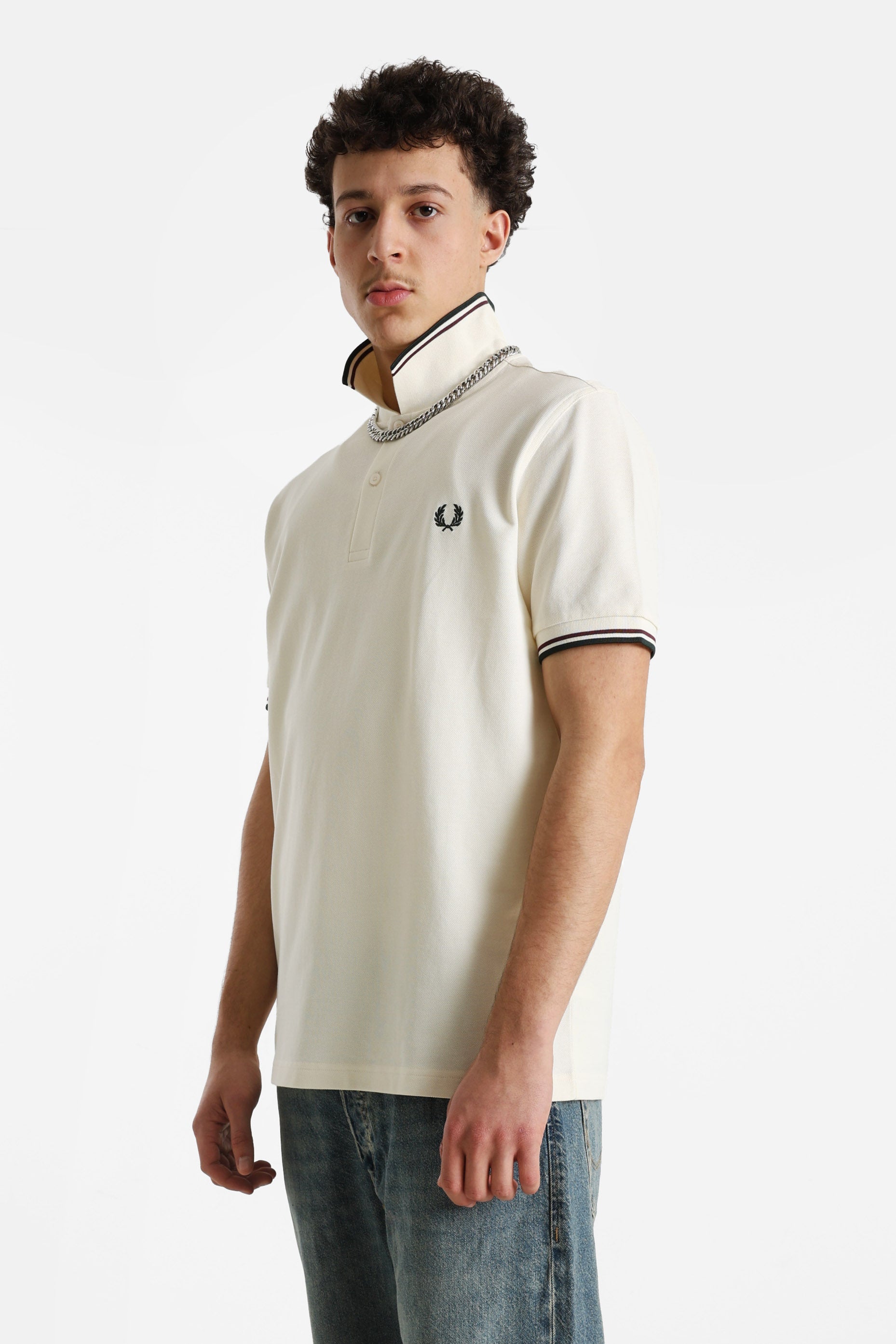 Twin Tipped Poloshirt - Offwhite