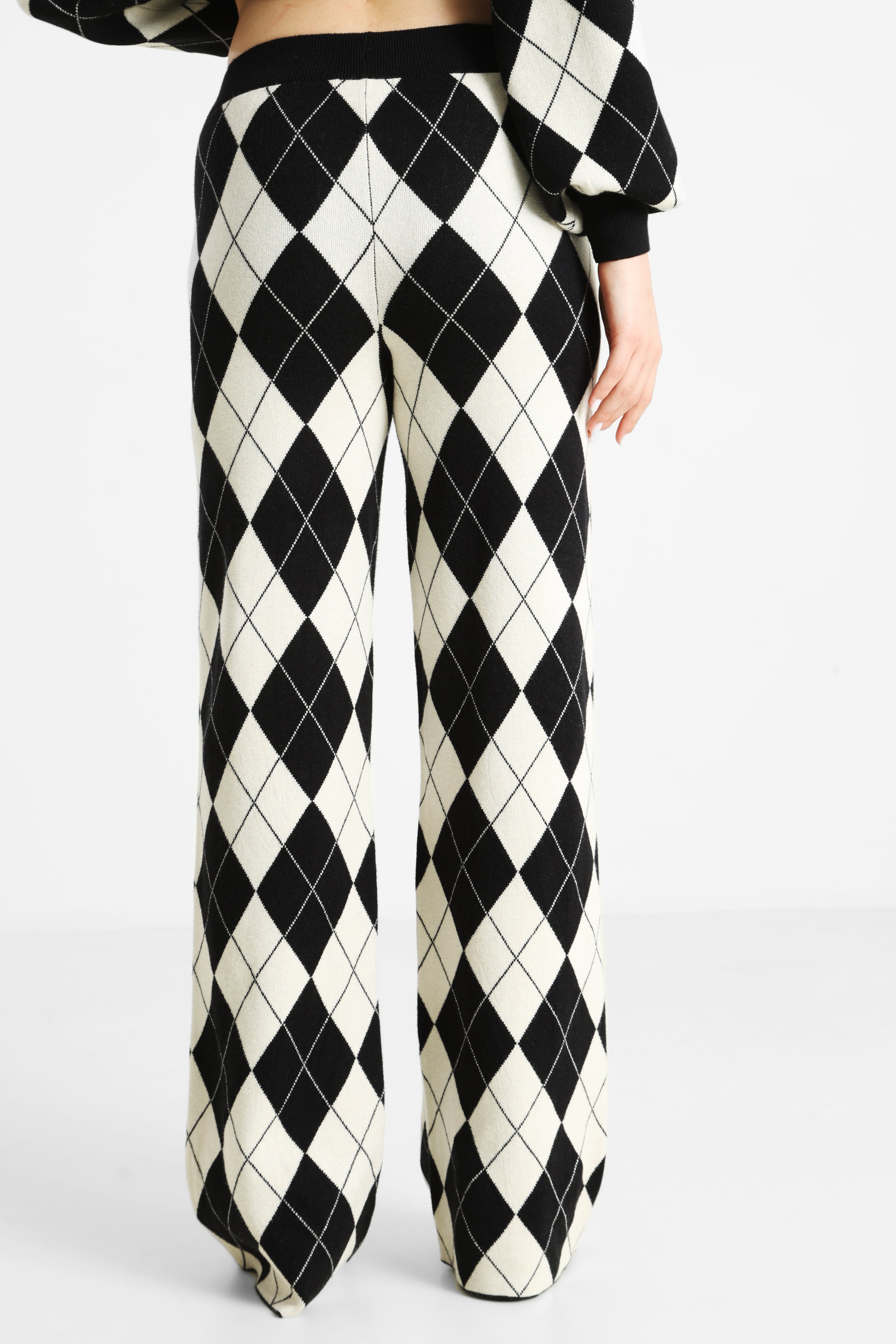 ONLANNY Strickhose - Black + Whitecap