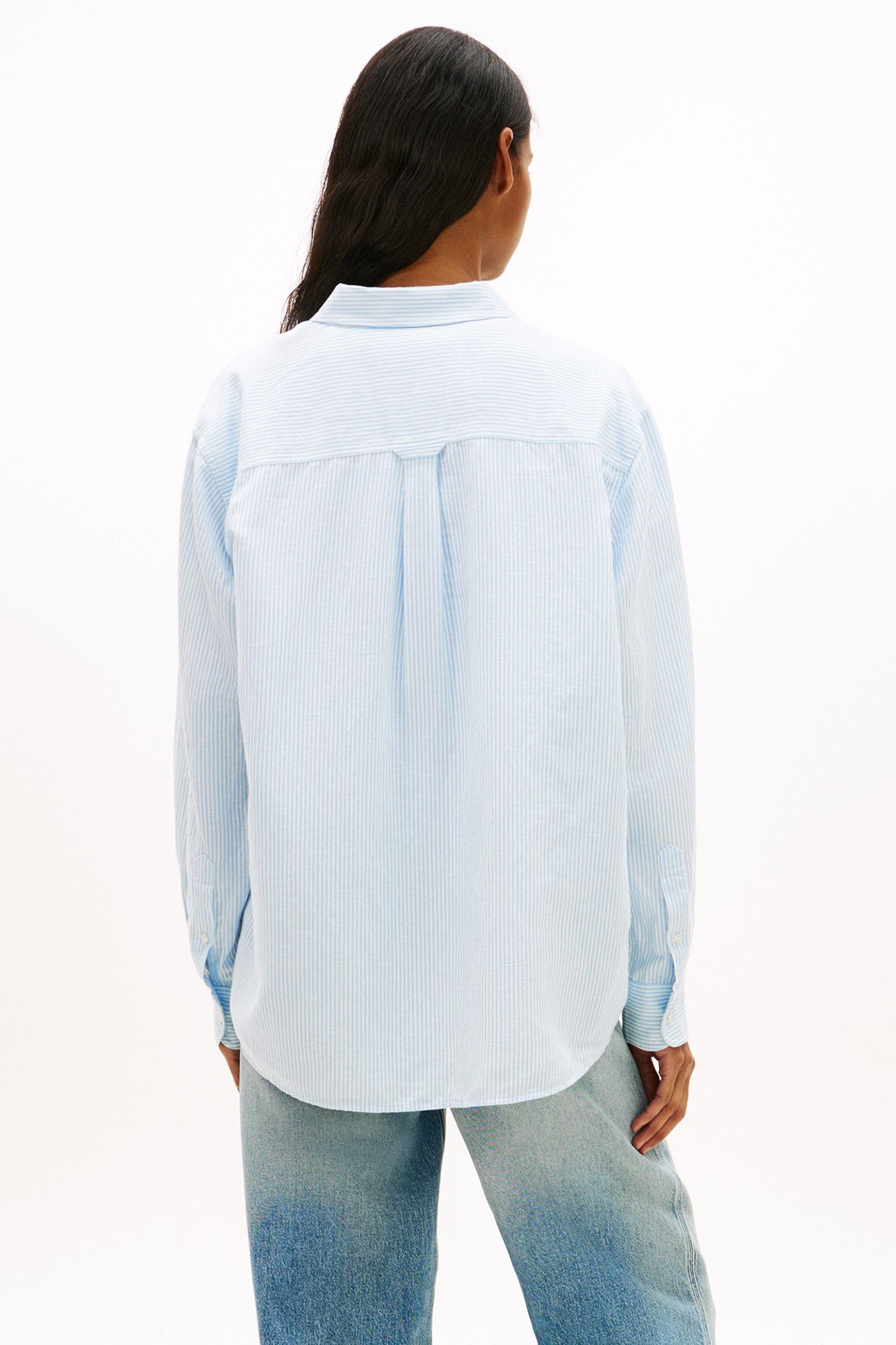 Leinenhemd - Light Powdery Blue