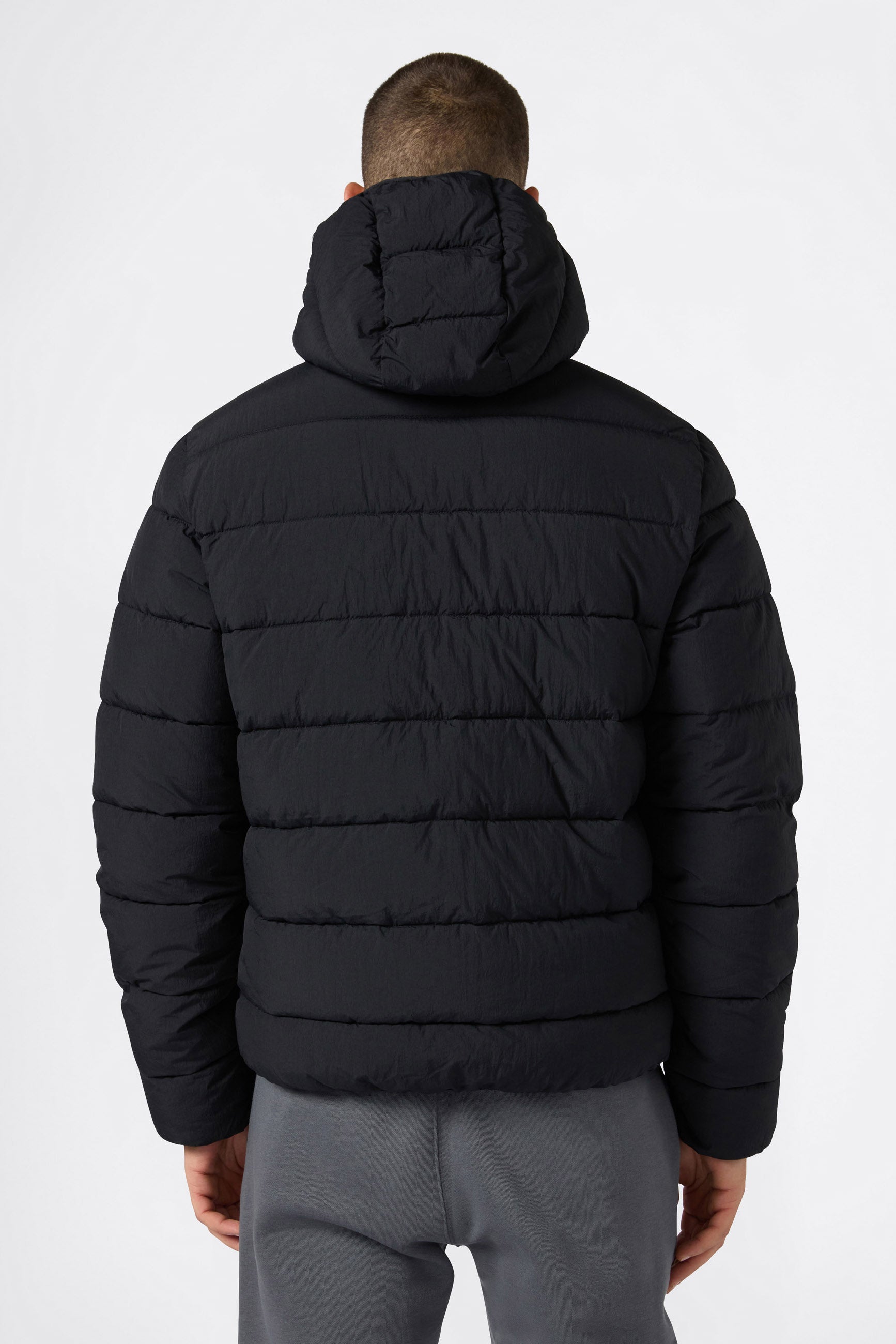 Leichte Pufferjacke - Schwarz