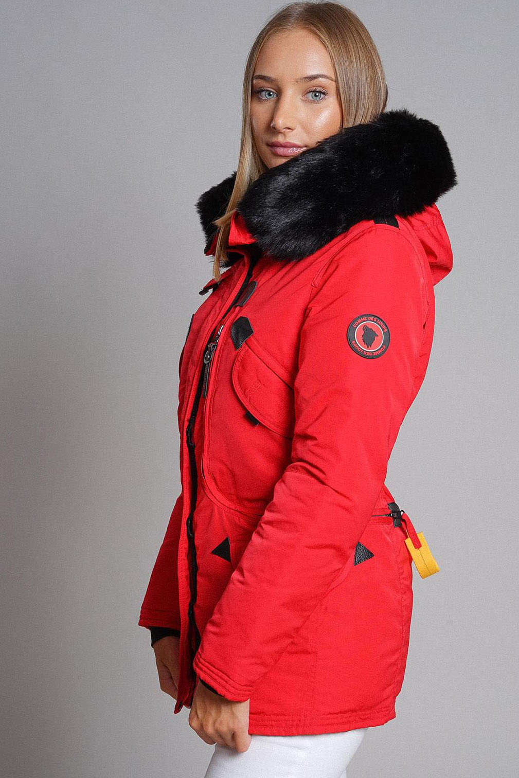 Montreal wattierte Jacke - Red