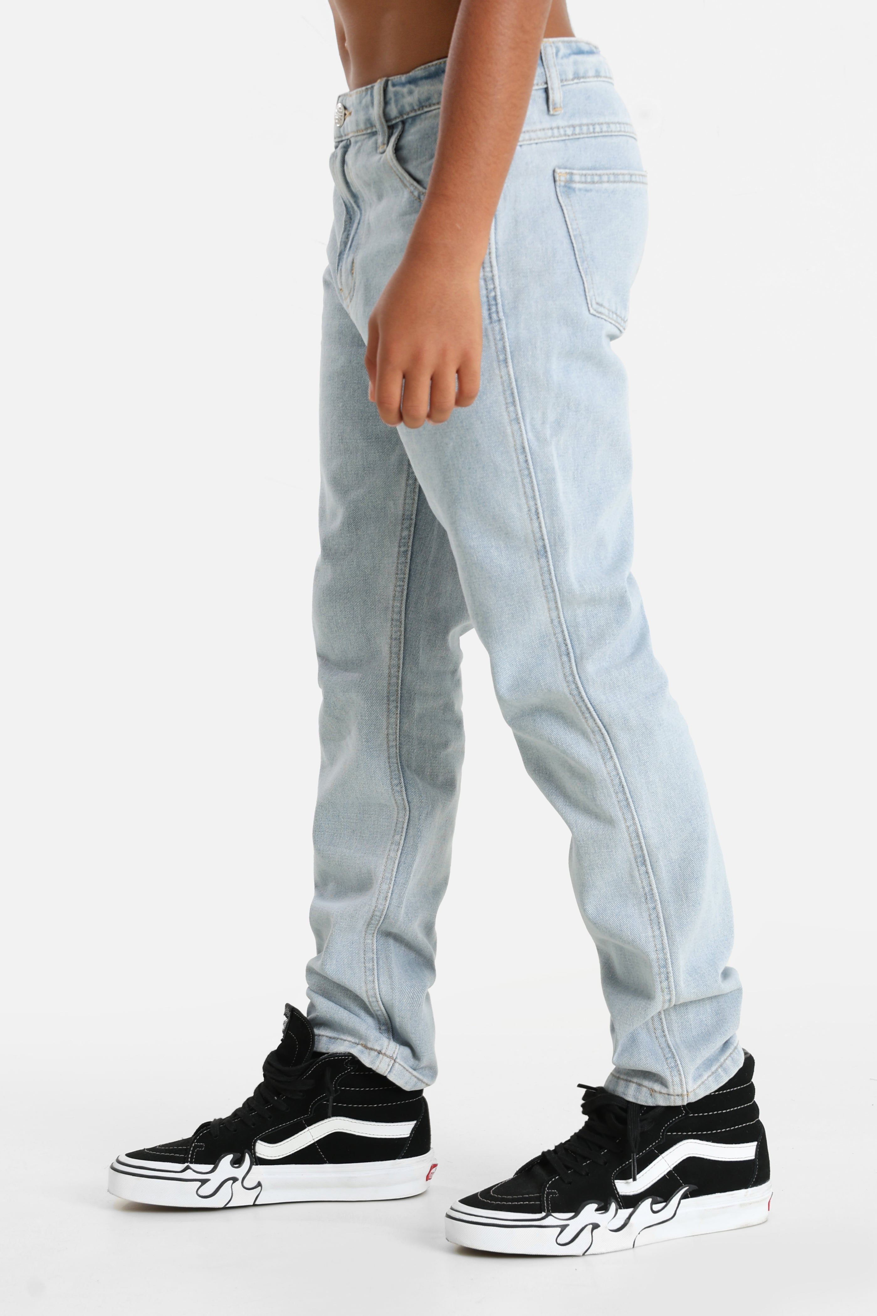 Relaxed Fit Jeans - Hellblau Denim