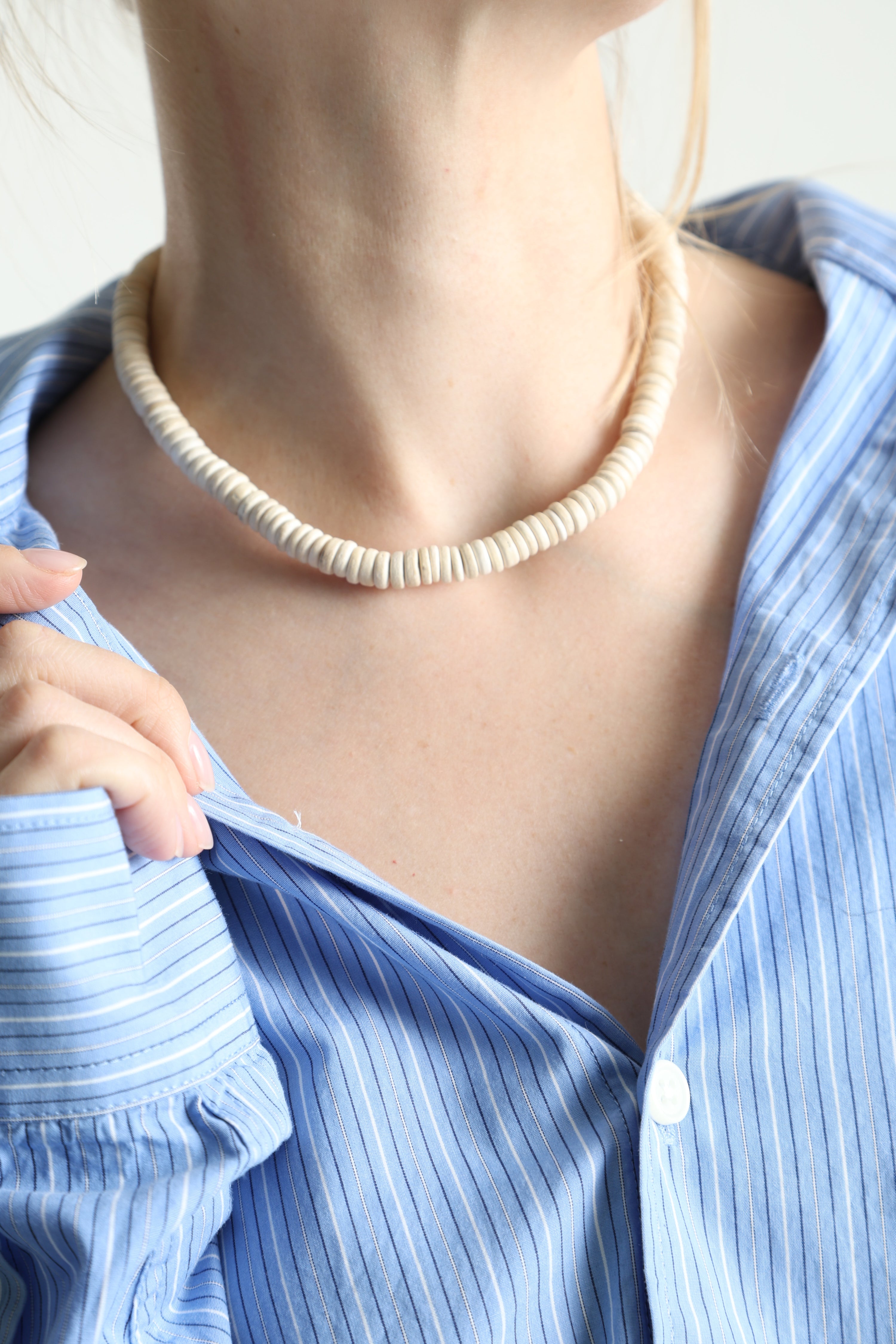 Halskette - Light Beige