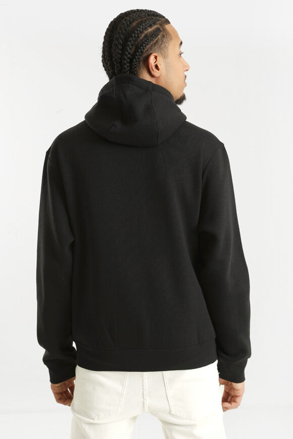 Kapuzensweatjacke - Schwarz