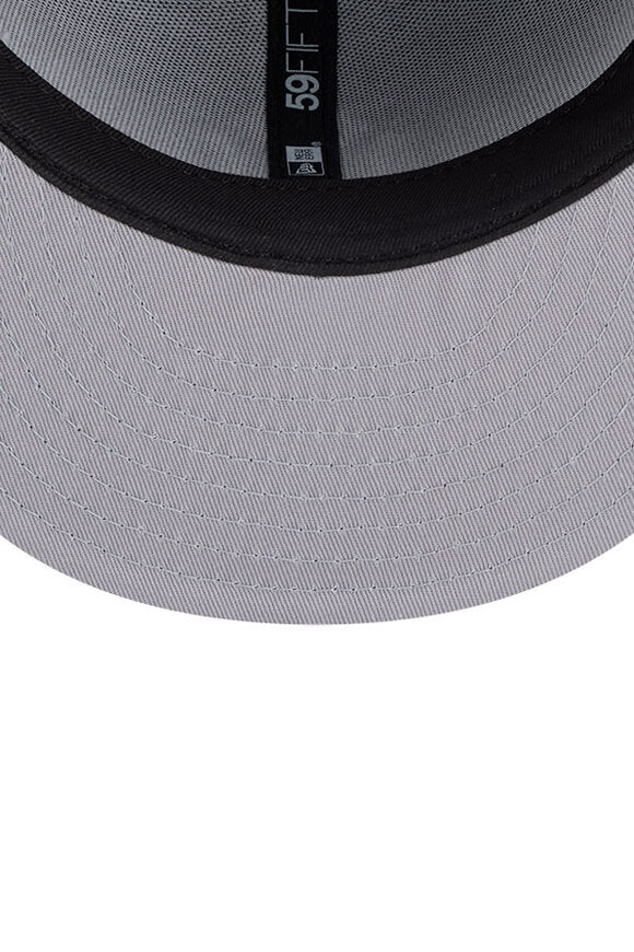 Fleece Trapper cap - Dark Navy + White