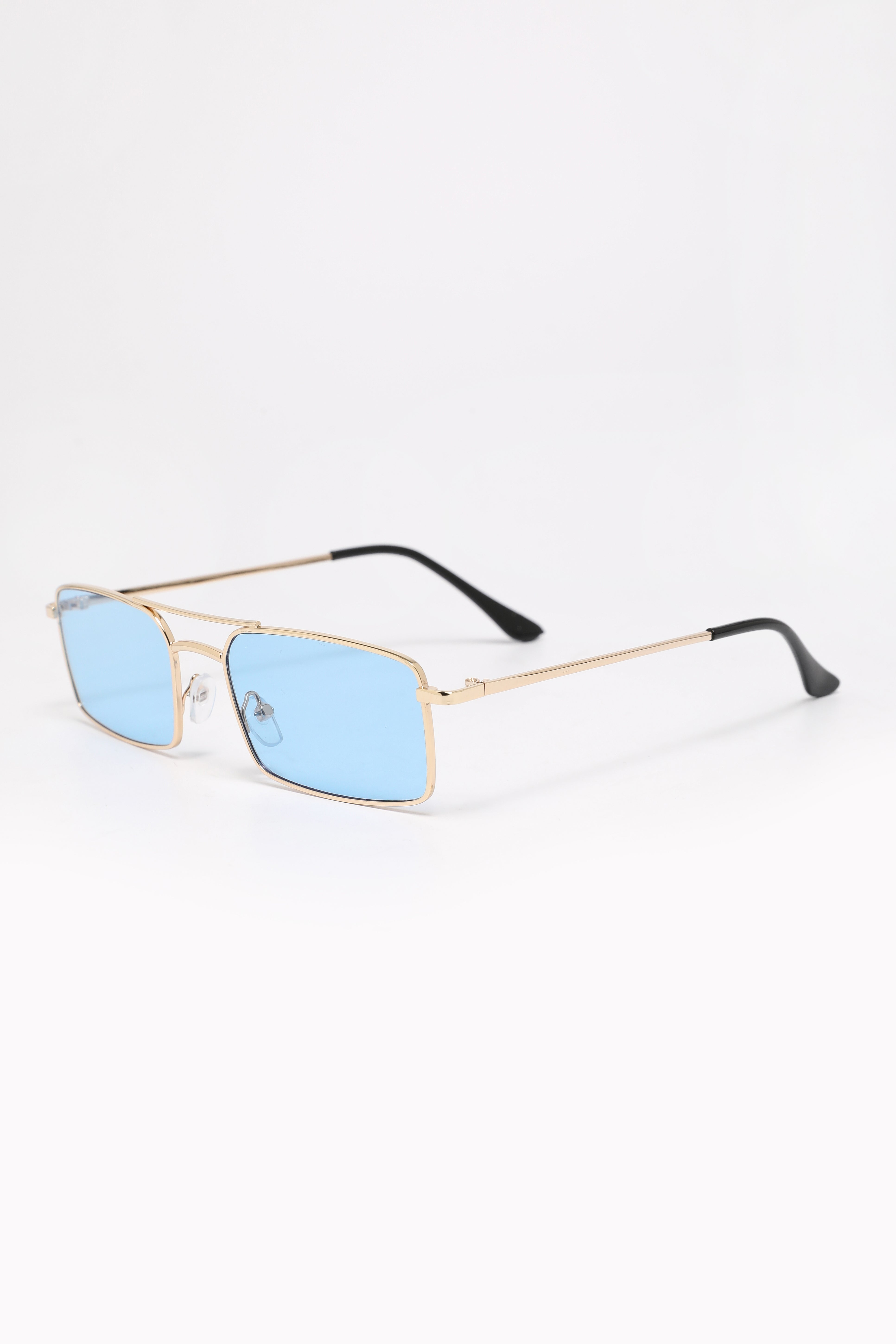 Brille - Gold + Light Blue