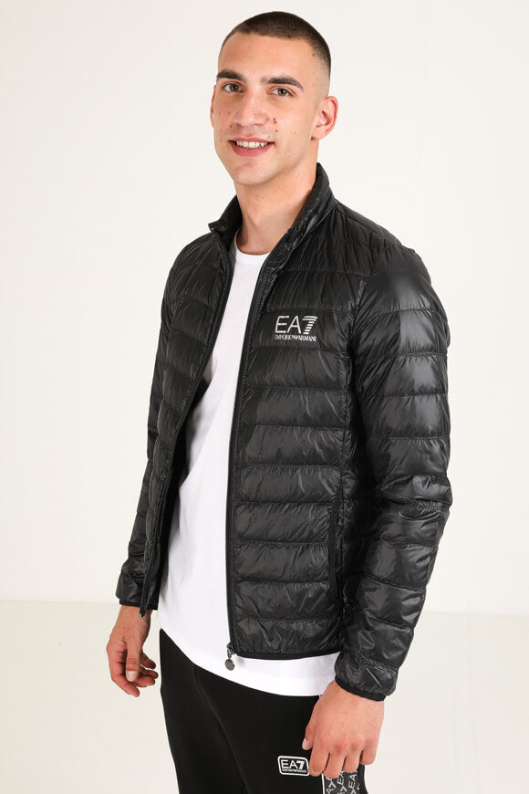 Leichte Puffer Daunenjacke - Schwarz