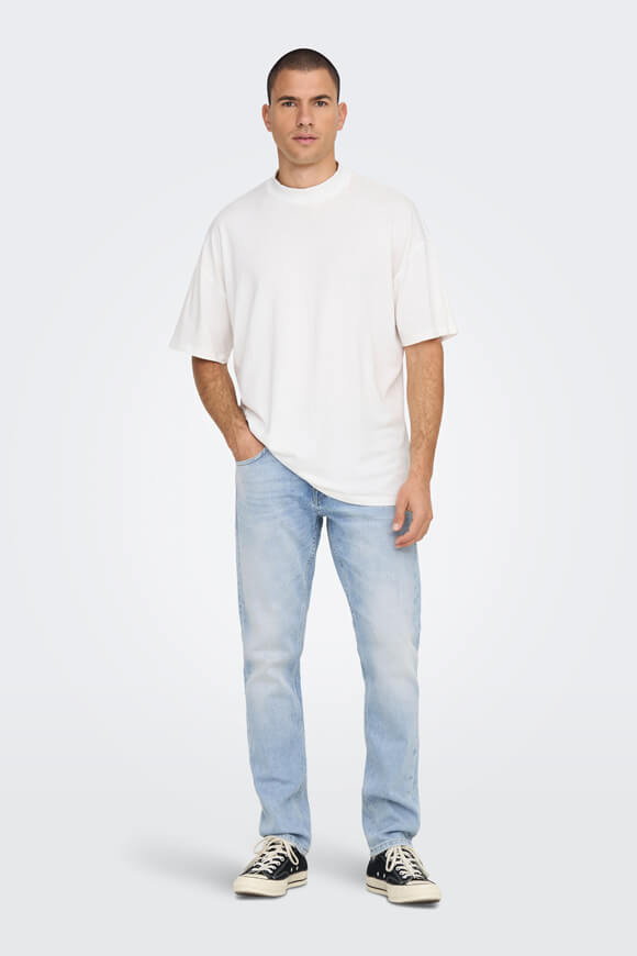 Weft Regular Fit Jeans L32 - Light Blue