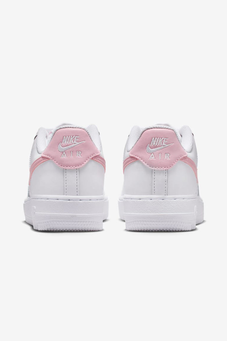 Air Force 1 Sneaker - White + Med Soft Pink
