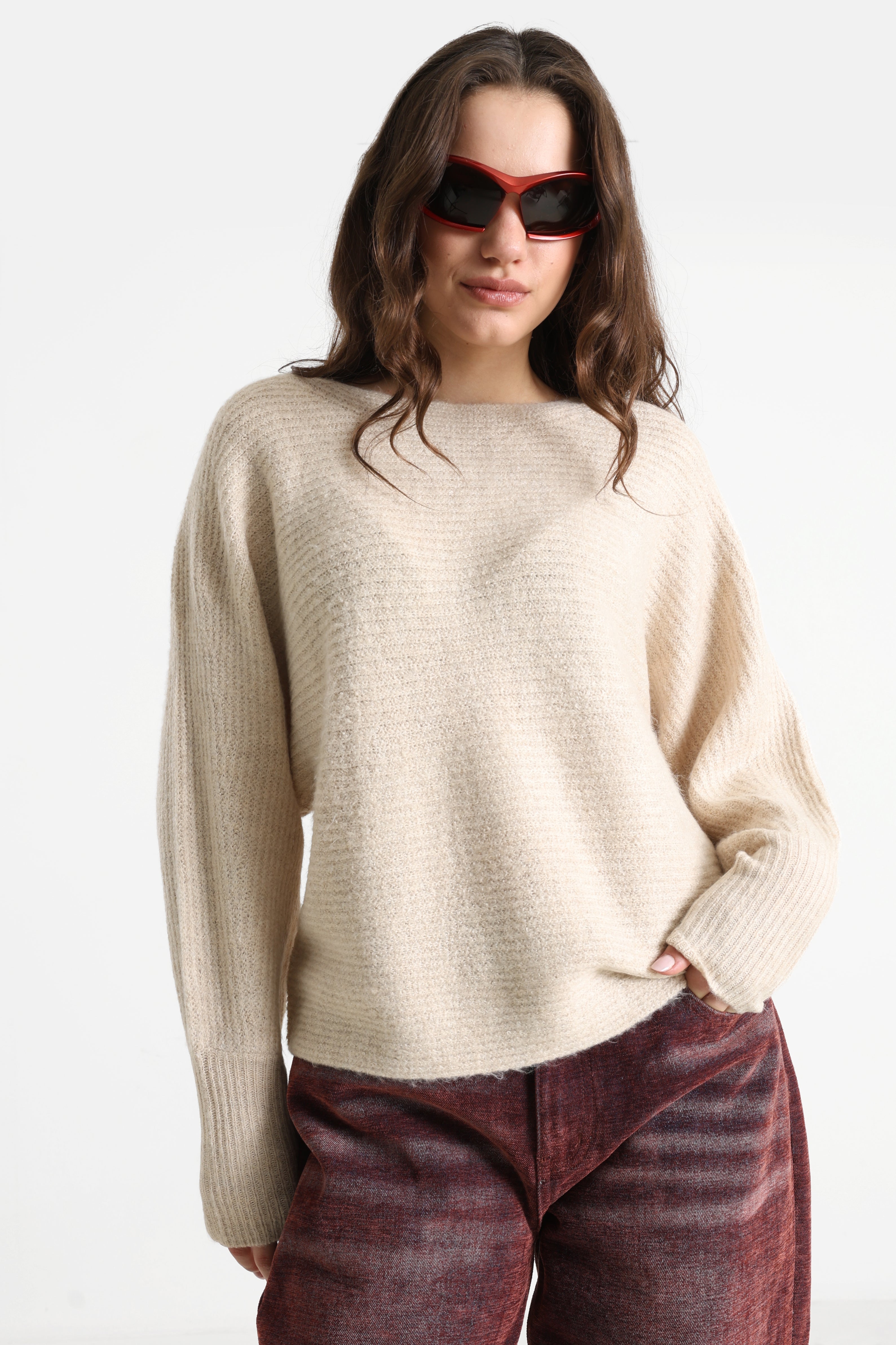 ONLDANIELLA Strickpullover - Ecru Melange