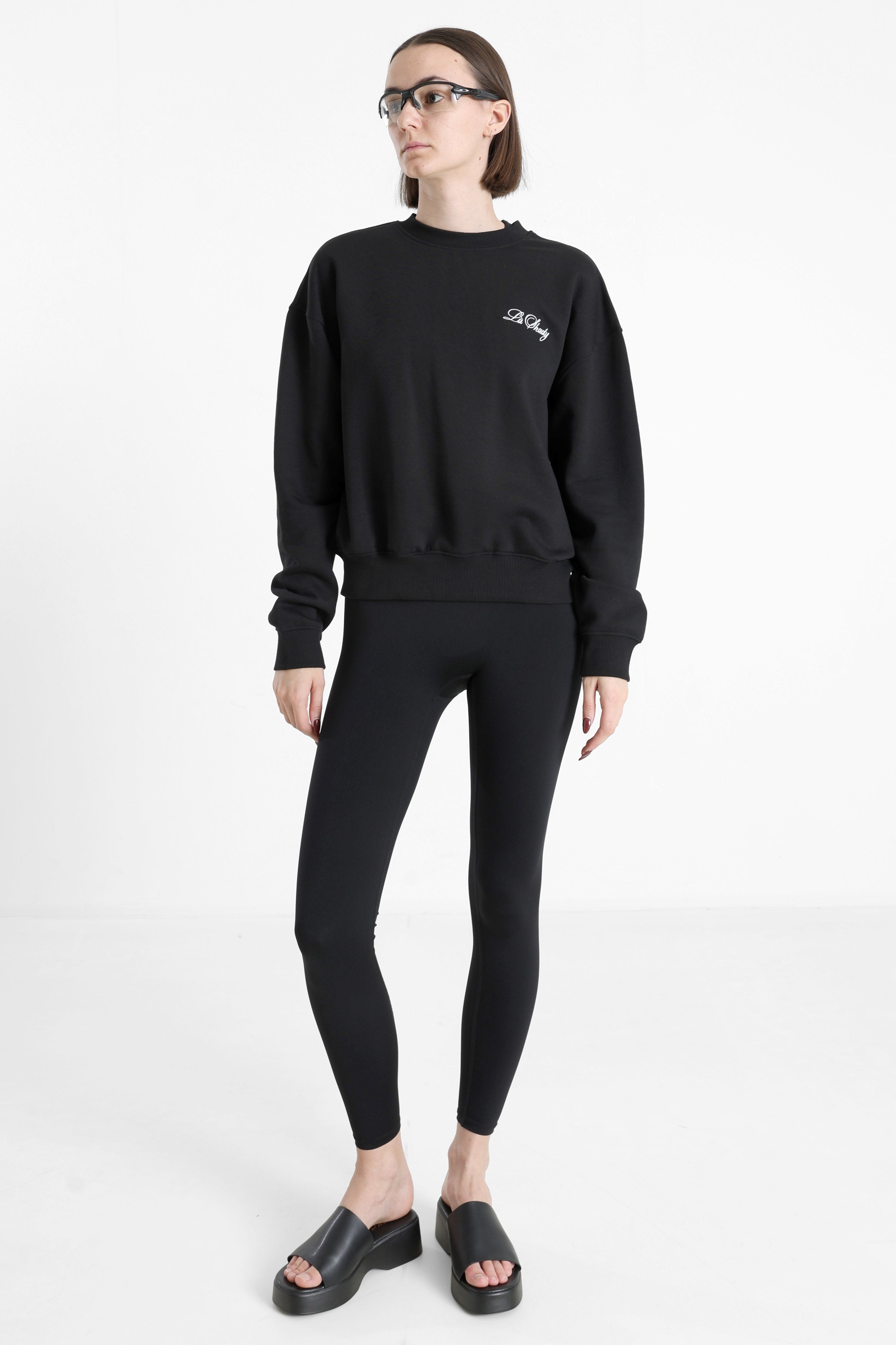 Sweatshirt - Schwarz + Offwhite