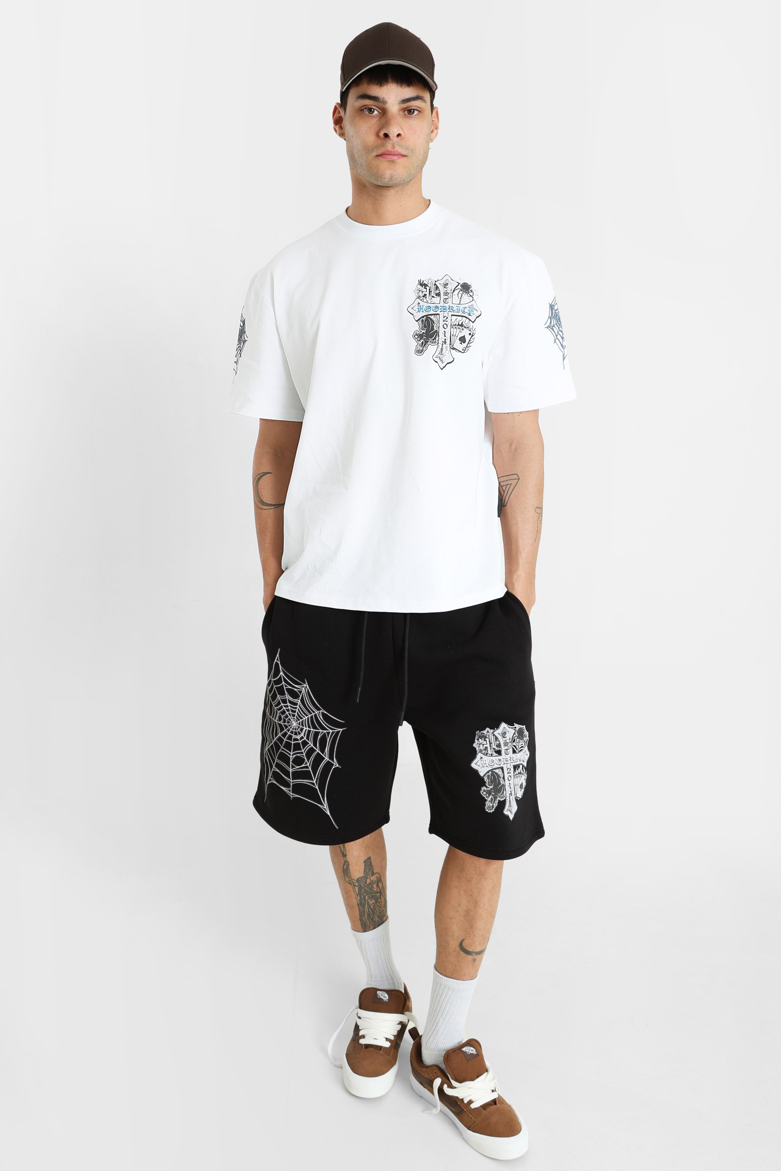 Cross Oversize T-Shirt - White