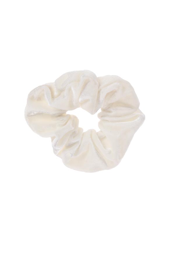 Samt Scrunchy - Offwhite