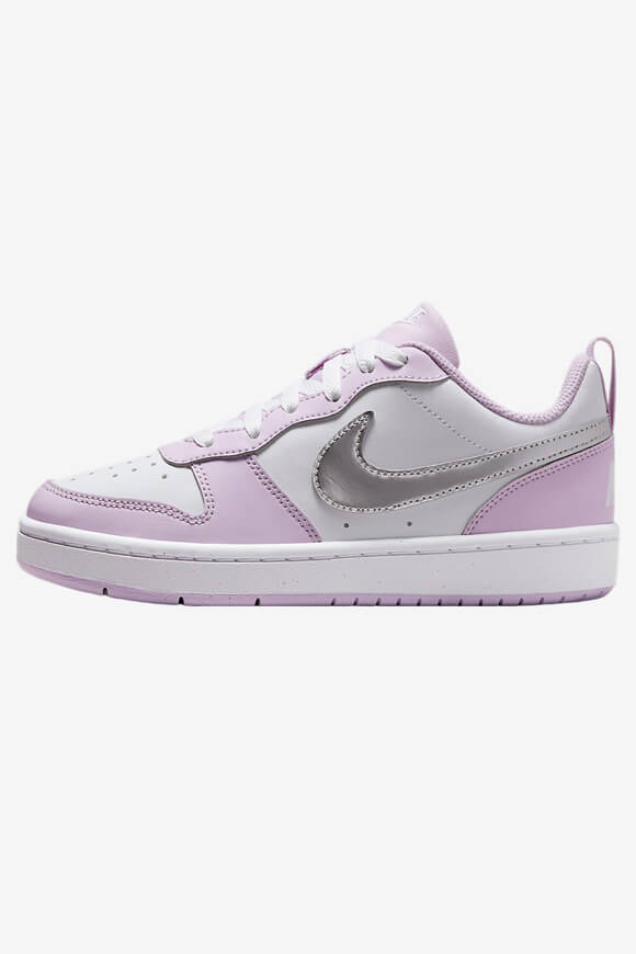 Court Borough Recraft Sneaker - Doll + Metallic Silver + White
