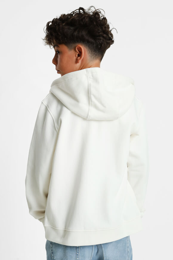 Kapuzensweatjacke - Offwhite