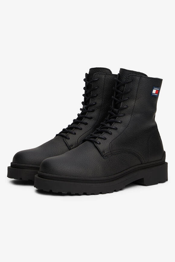Gefütterte Winterstiefel - Black