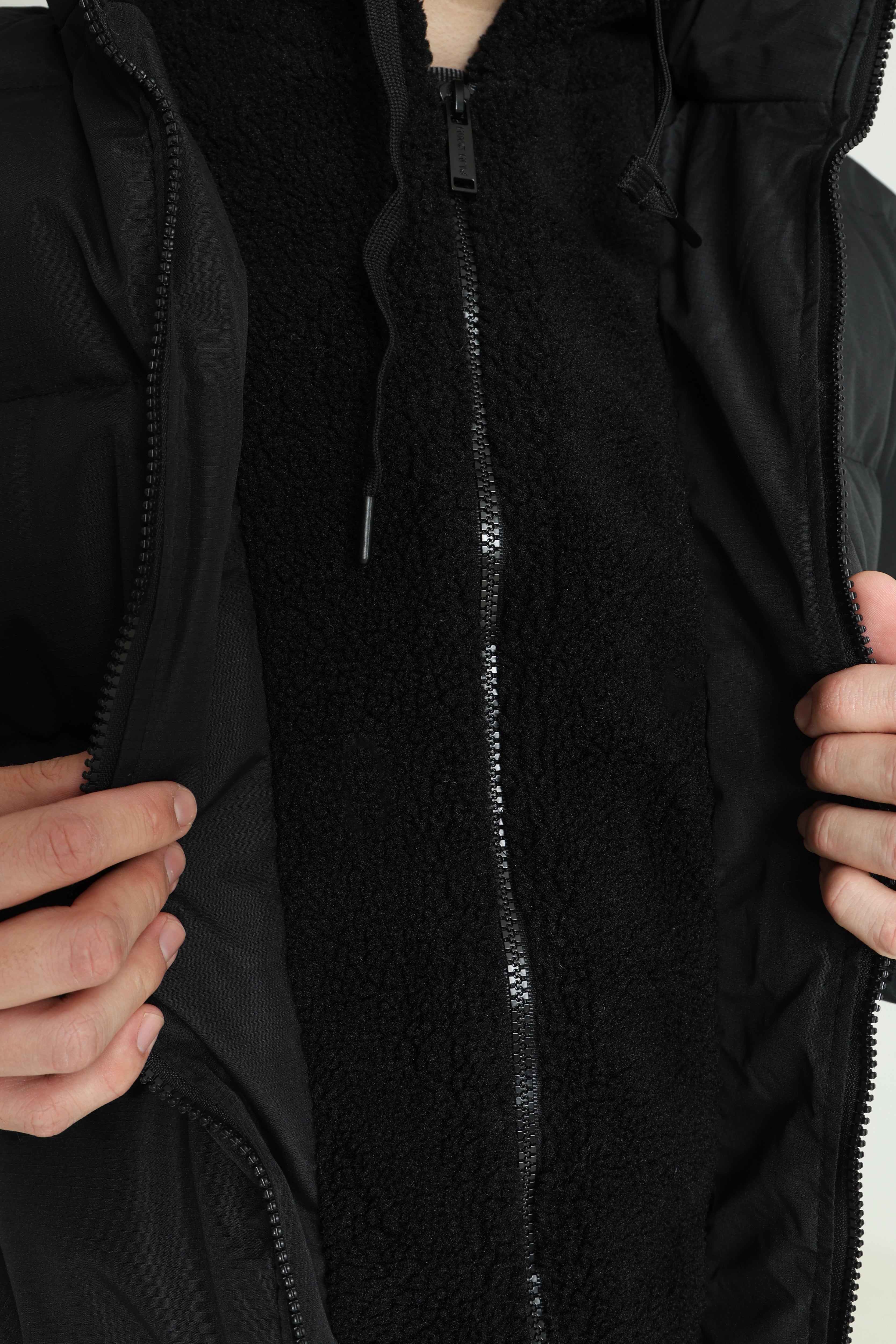 Puffer Bomberjacke - Black