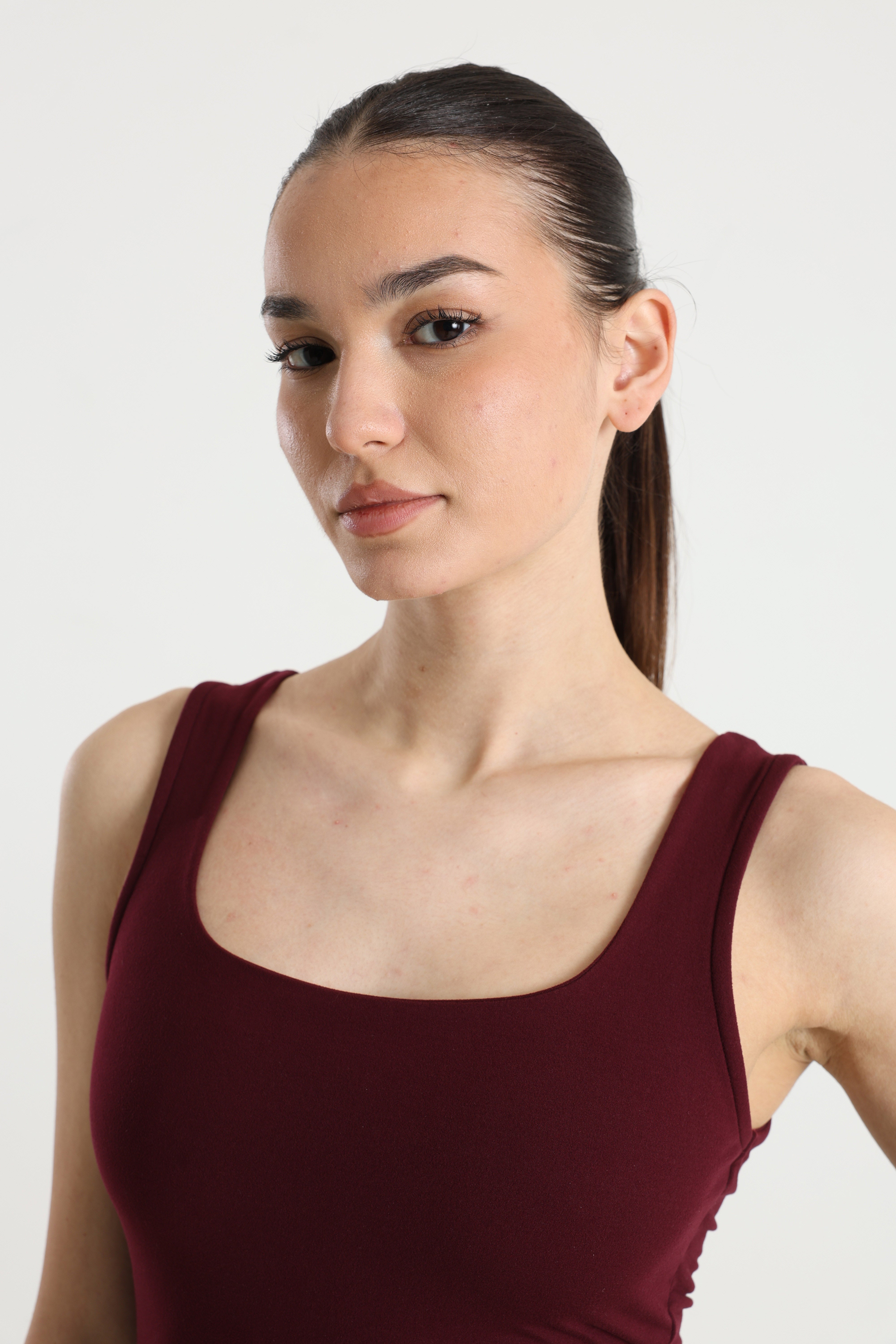 Crop Top - Bordeaux