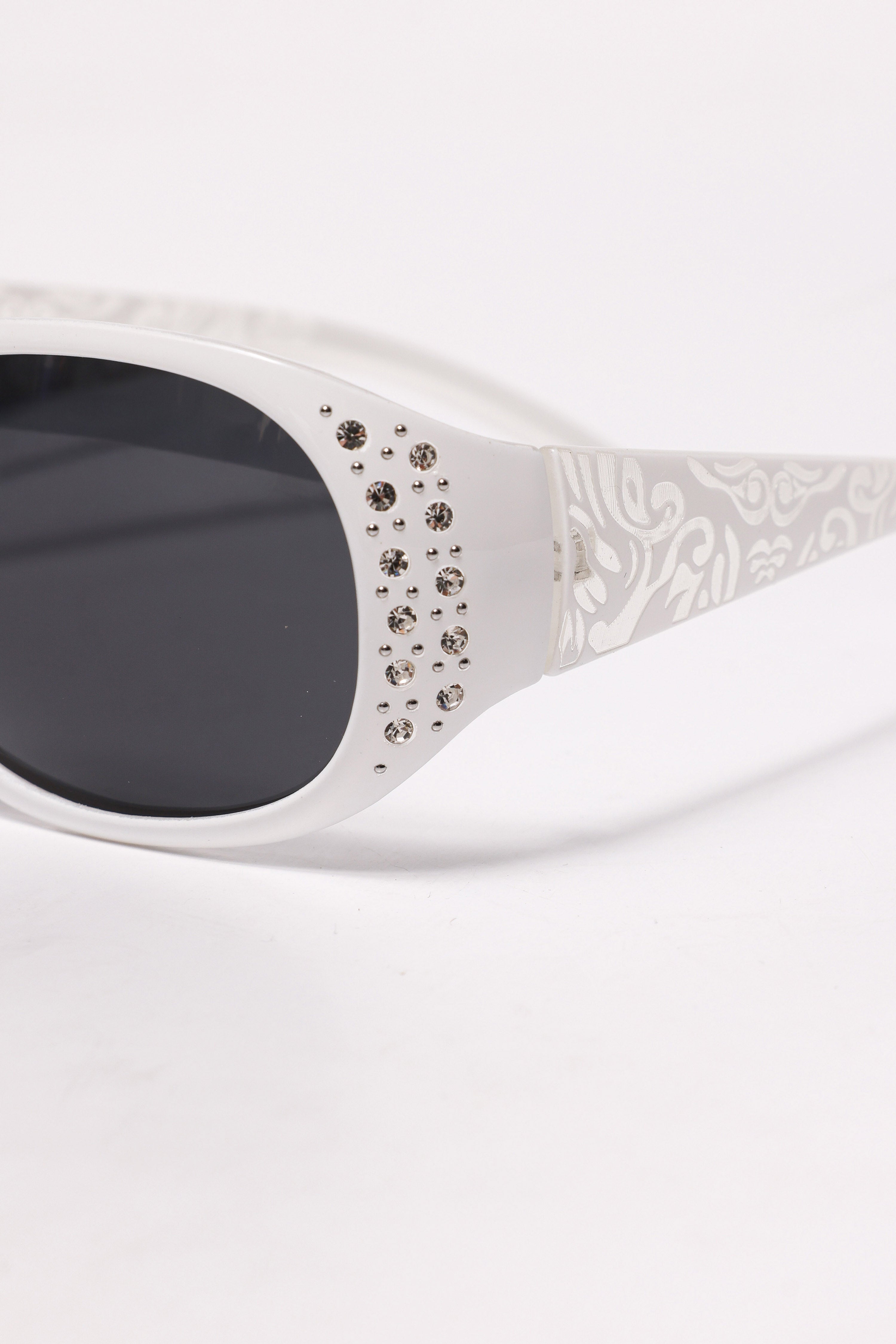 Sonnenbrille - White + Silver + Black