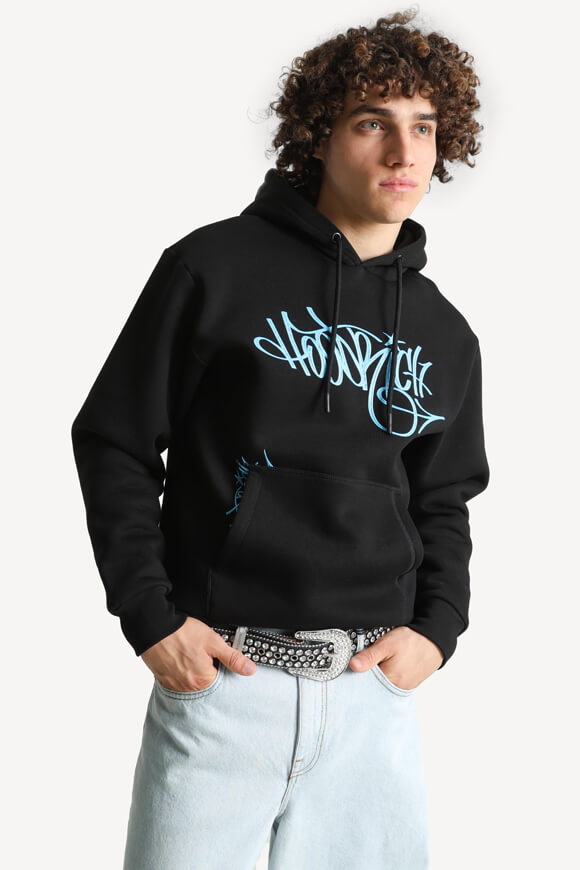 Oversize Kapuzensweatshirt - Black