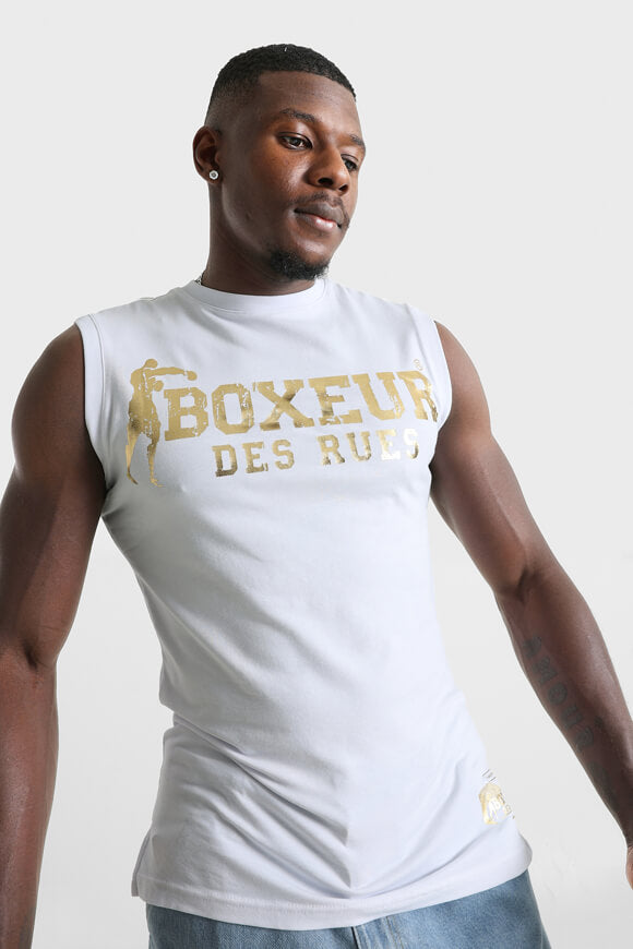 Tanktop - White + Gold