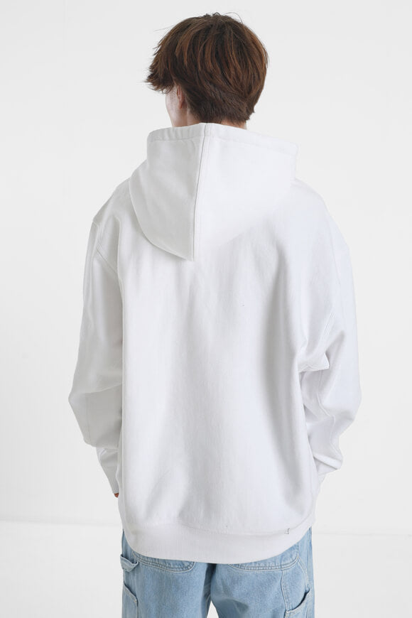 American Script Oversize Kapuzensweatshirt - White