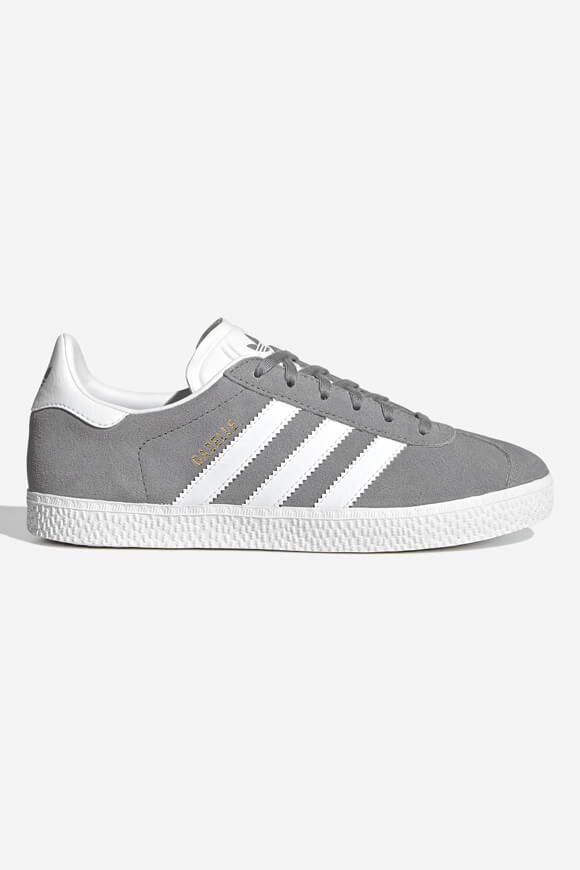 Gazelle Sneaker - Grey Three + Footwear White + Gold Metallic