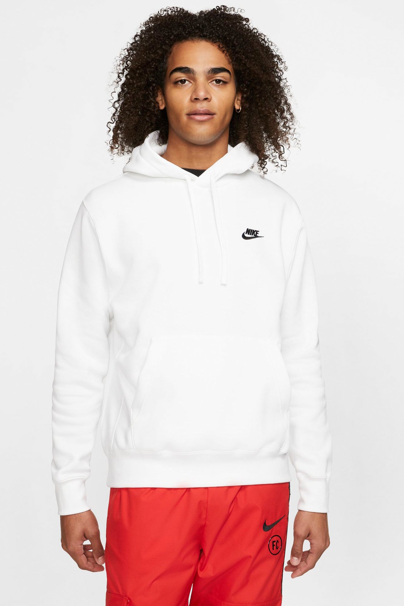 Sportswear Club Fleece Kapuzensweatshirt - Weiss