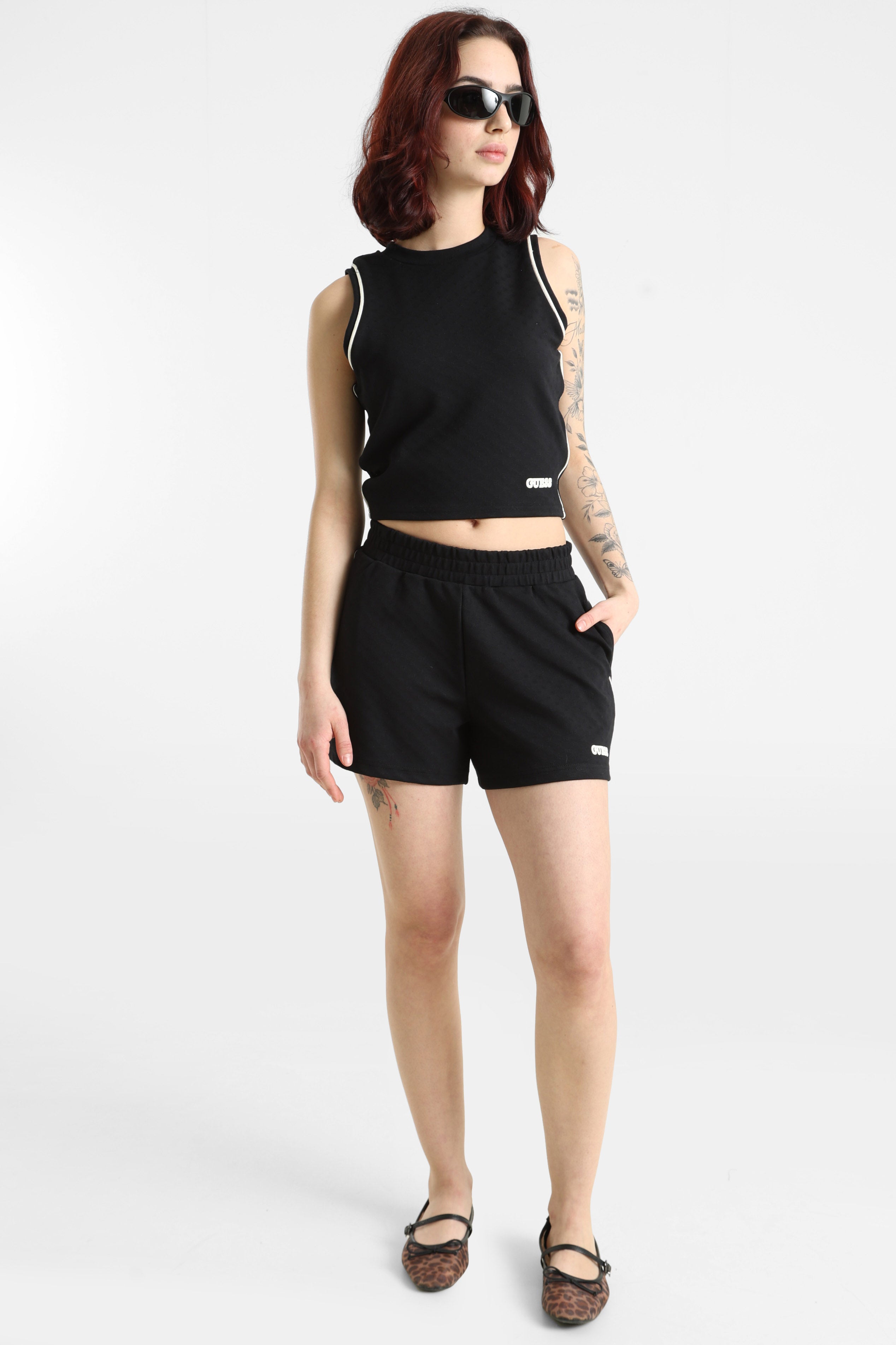 Crop Tanktop - Jet Black