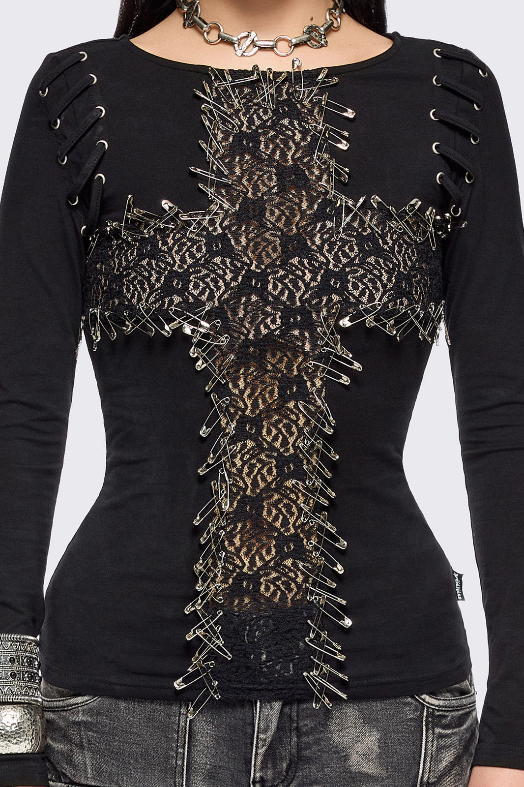 Dark Romance Langarmshirt - Black