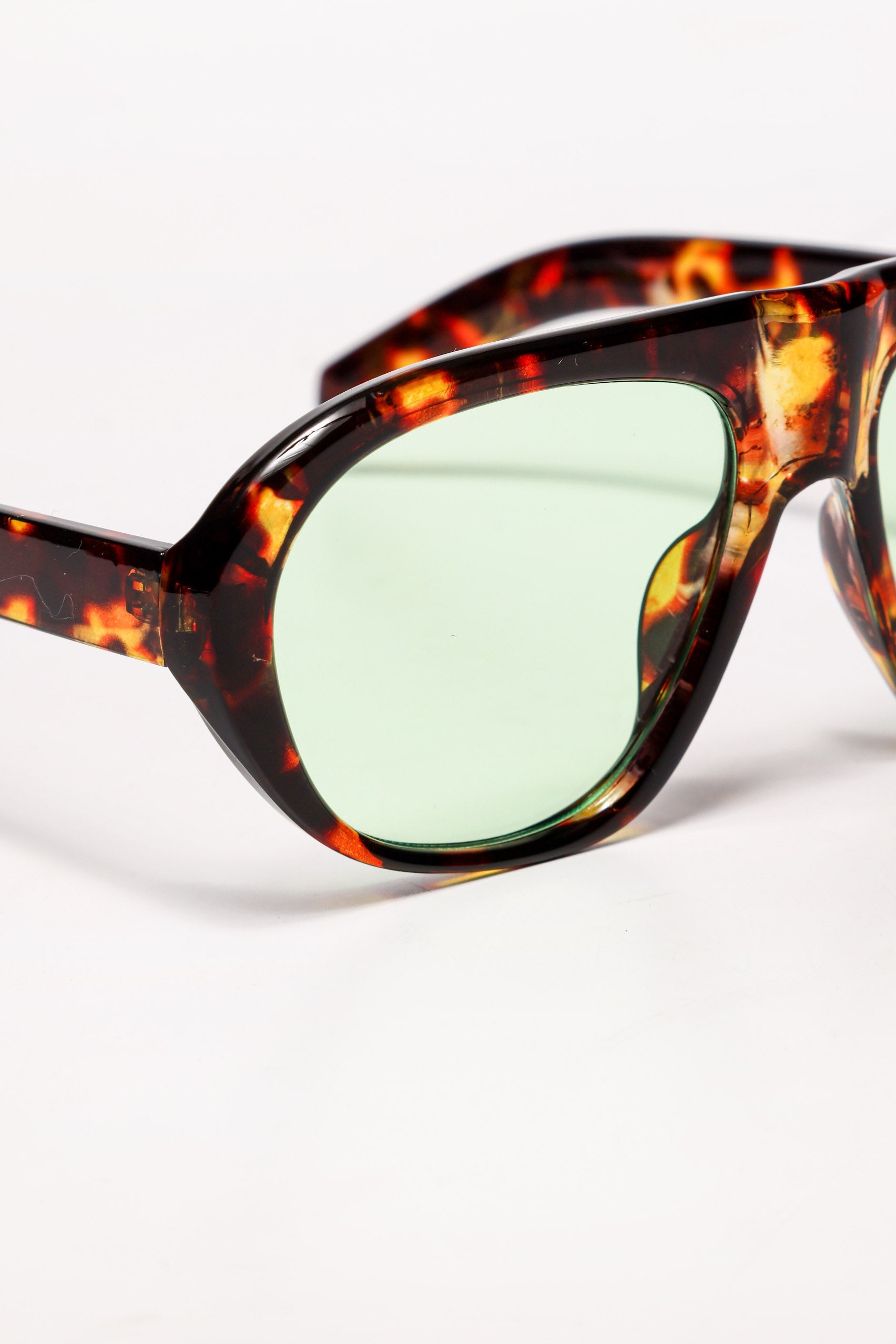 Brille - Leopard + Green