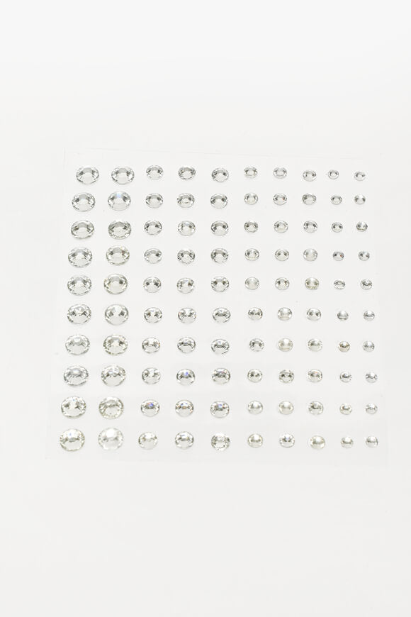 Face Sticker - Silber