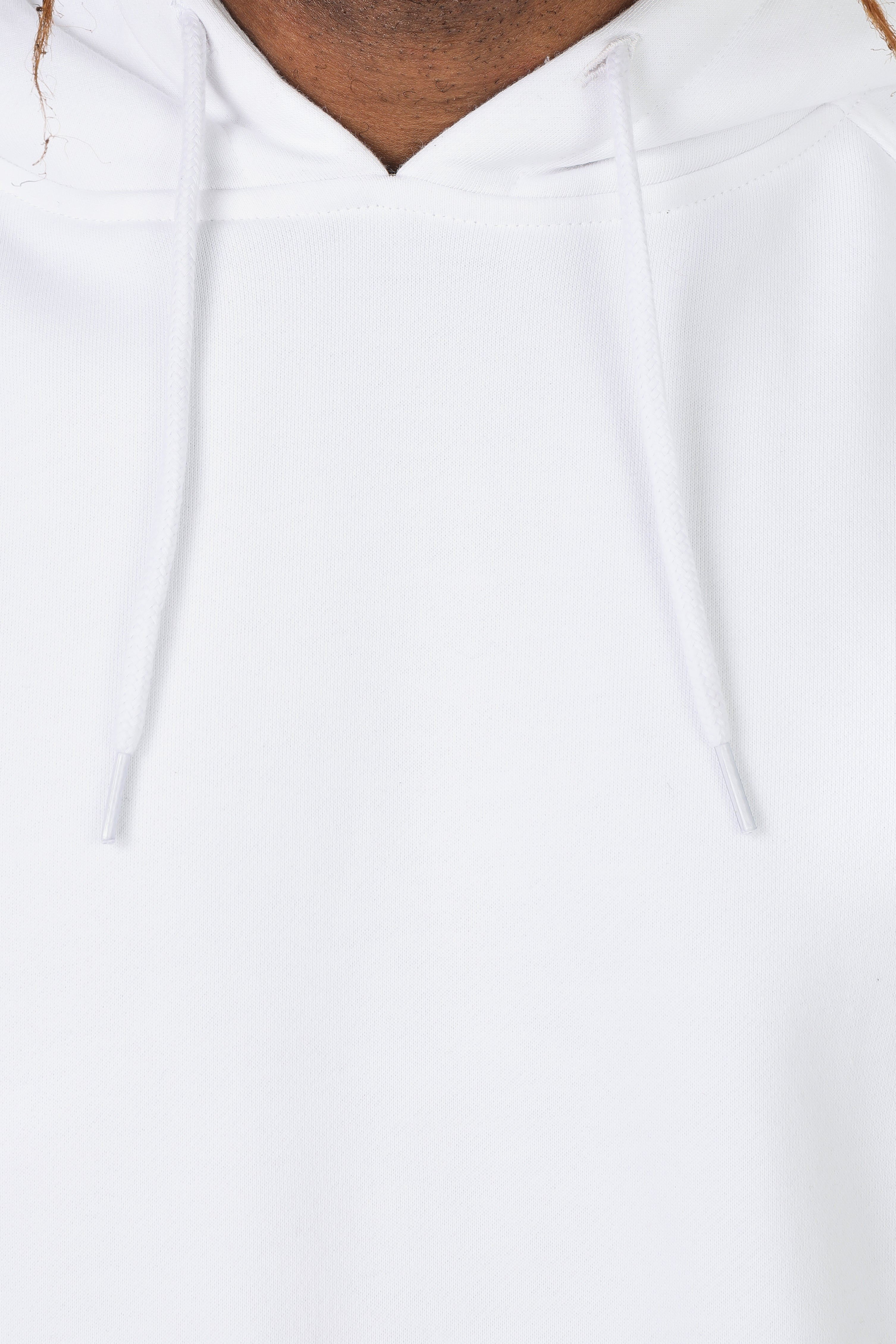 Oversize Kapuzensweatshirt - Weiss