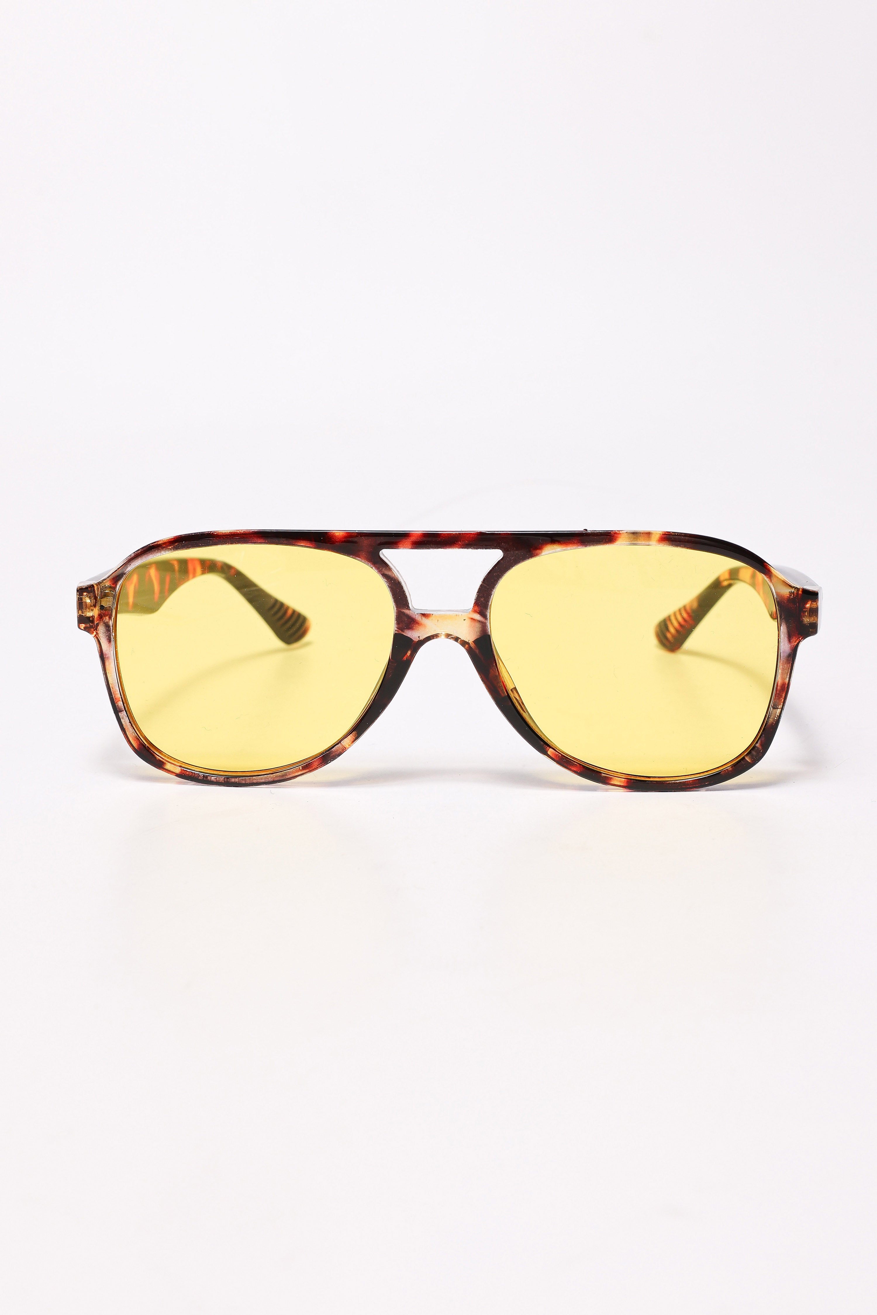 Brille - Leopard + Yellow