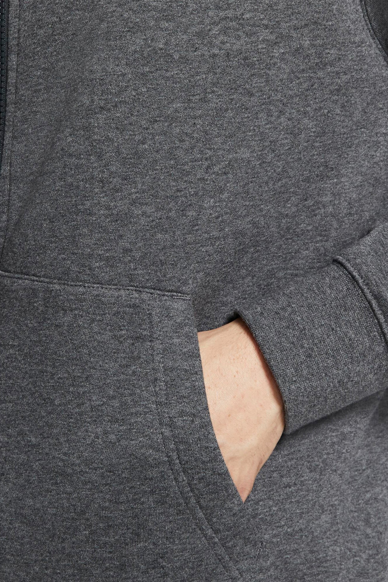 Sportswear Club Kapuzensweatjacke - Dark Grey Heather
