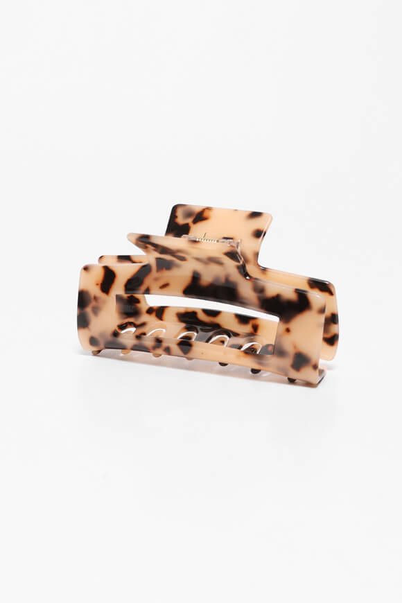 Haarklammer - Beige + Leo