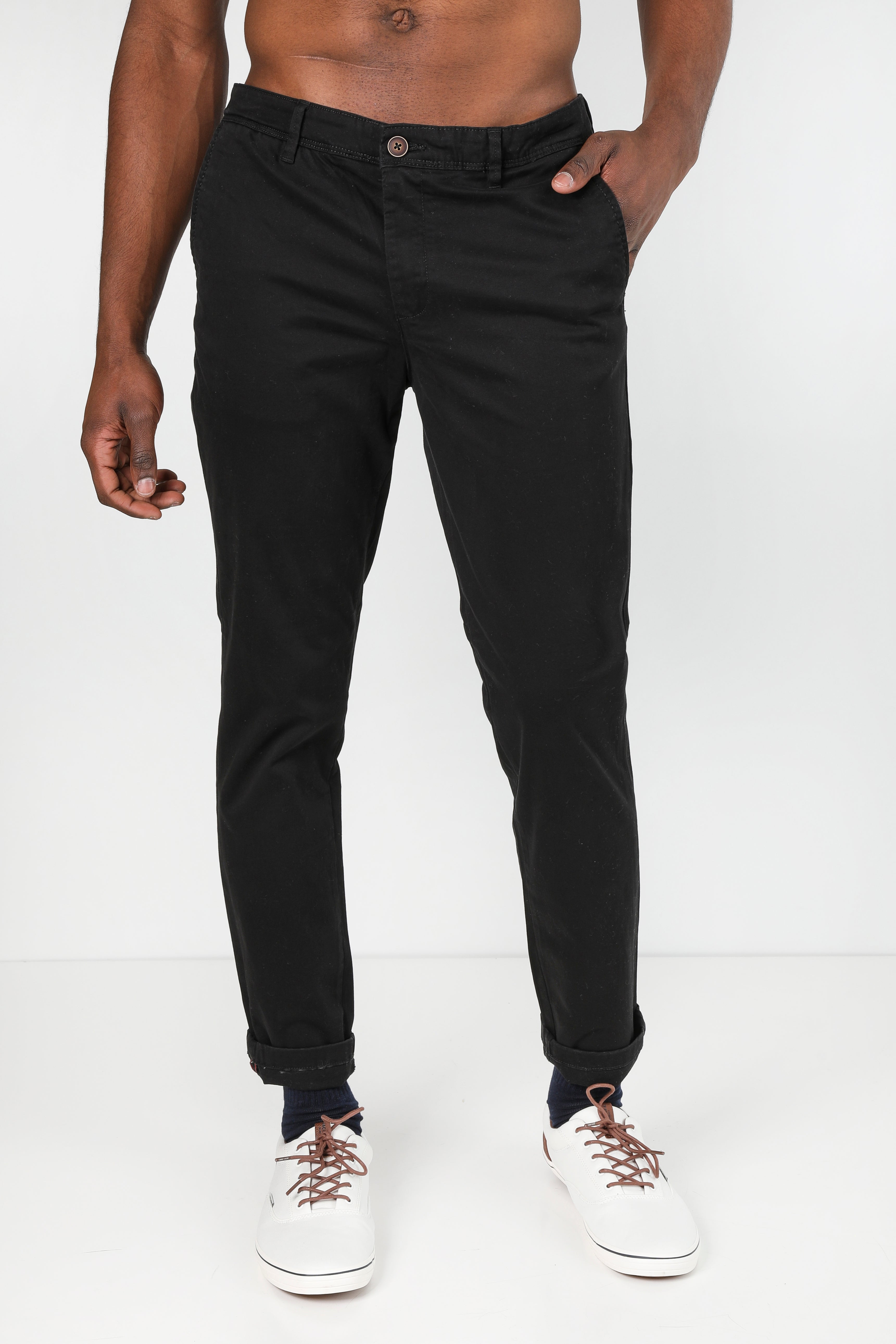 Chinos L32 - Schwarz