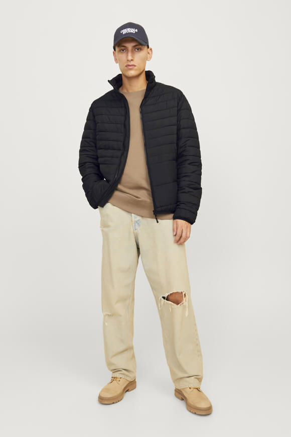 JJESTATE Leichte Gesteppte Jacke - Black