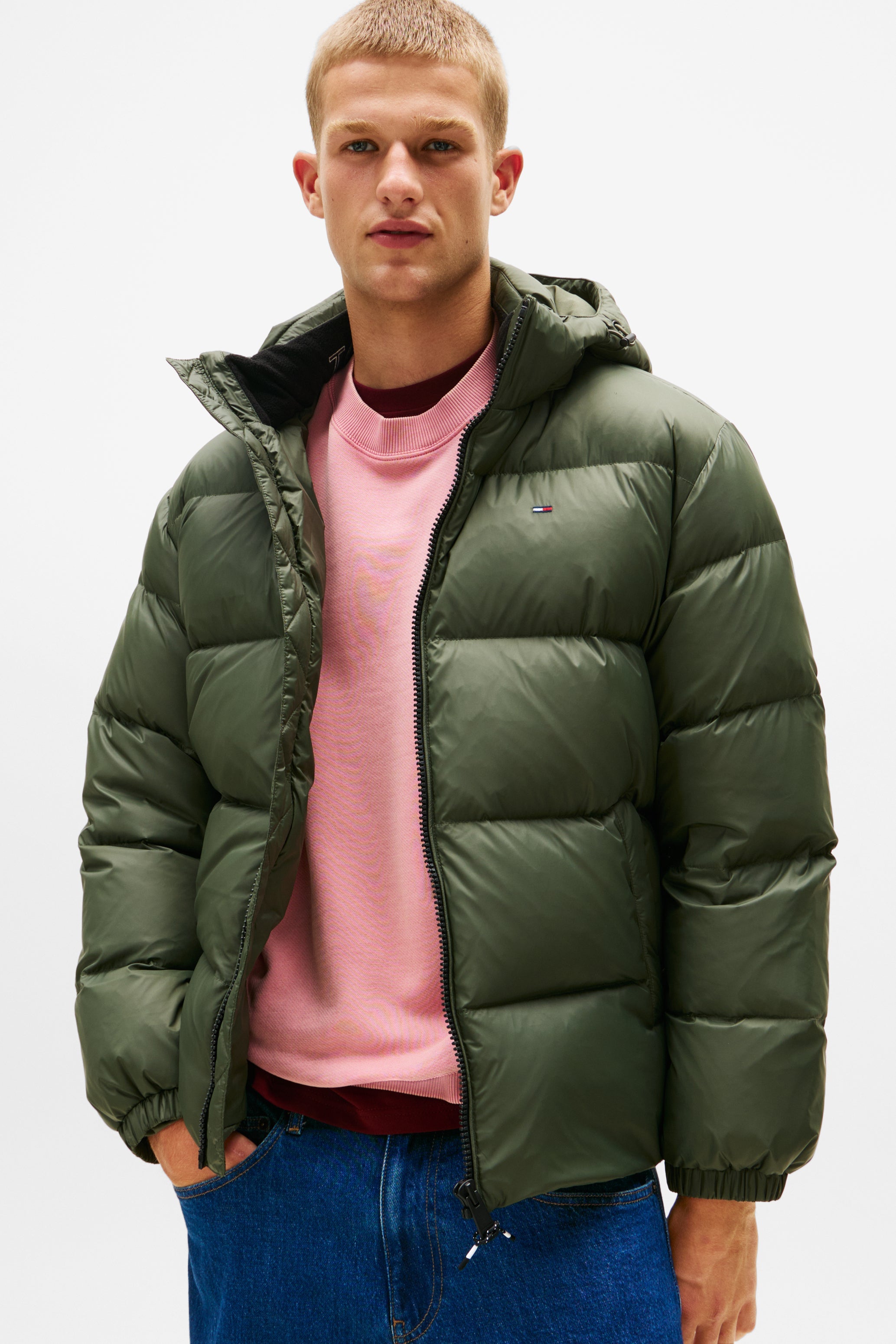 Puffer-Daunenjacke - Pewter Green