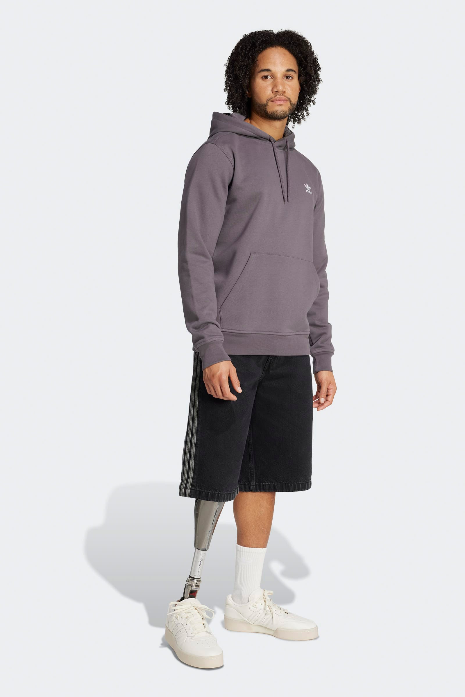 Kapuzensweatshirt - Grey Strata