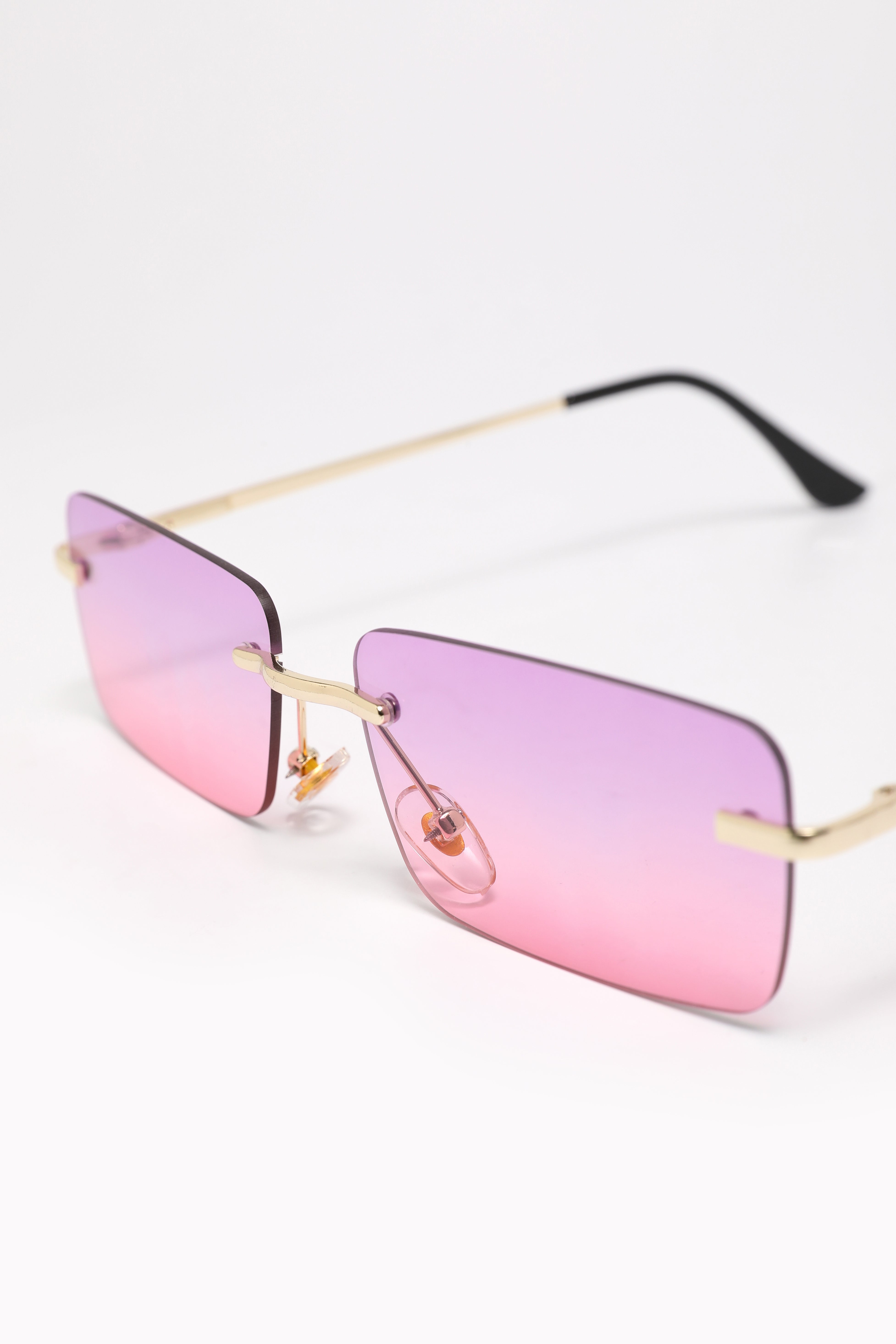 Brille - Gold + Purple Pink