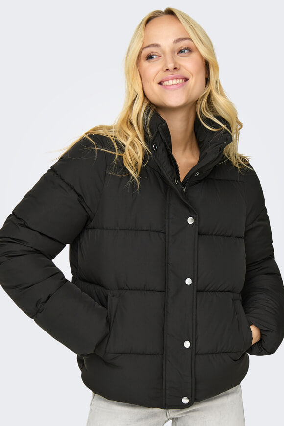 Newcool Crop Pufferjacke - Black