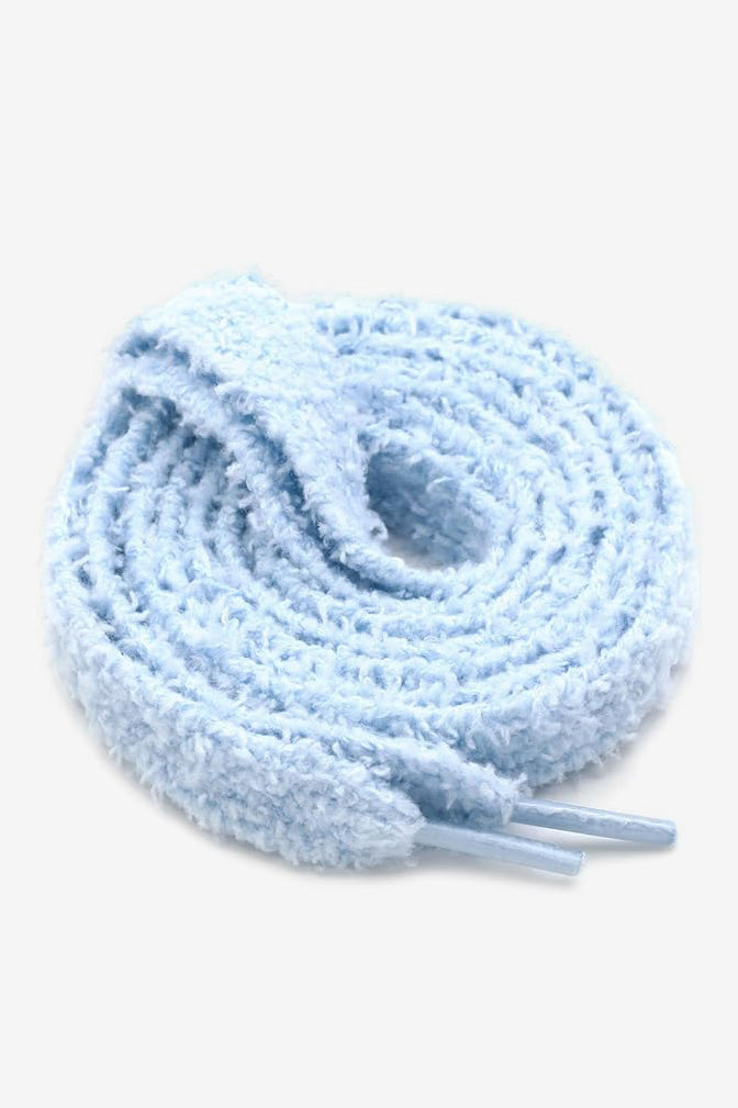 Plüschschnürsenkel 150 cm - Light Blue