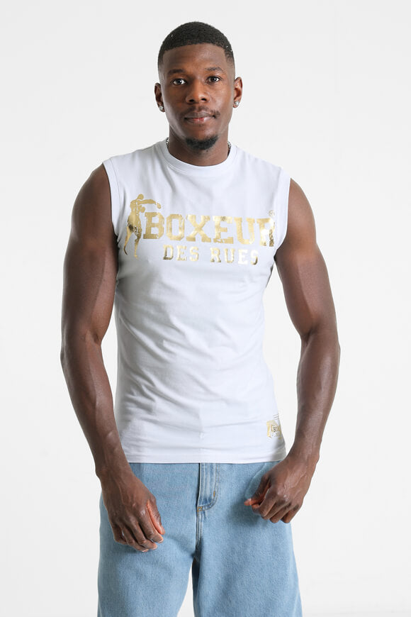 Tanktop - White + Gold