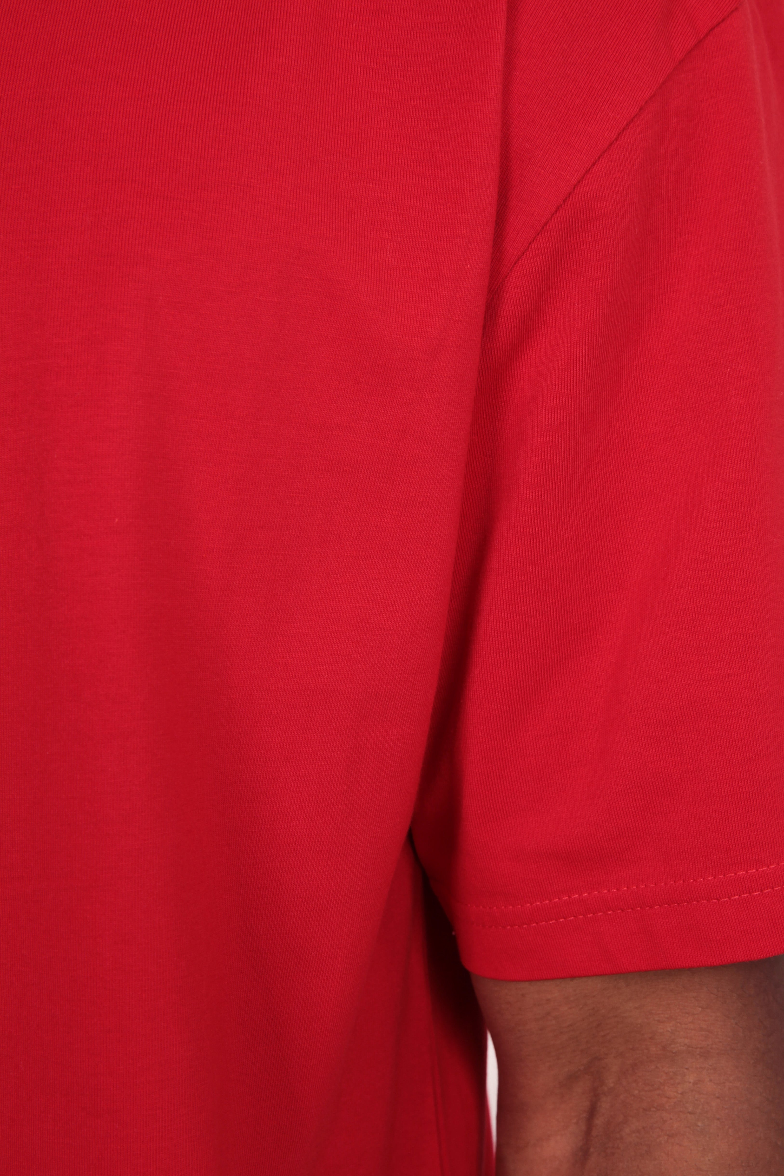 Oversize T-Shirt - Rot