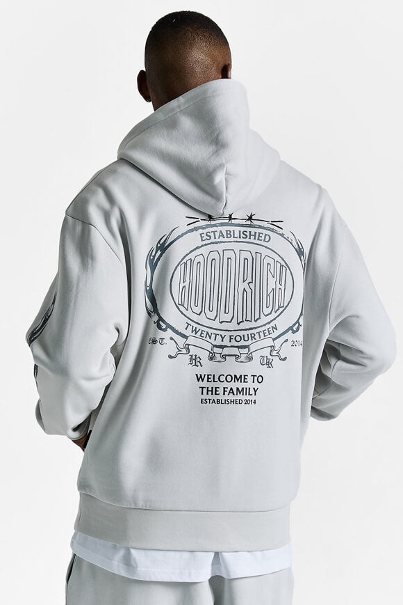 Oversize Kapuzensweatshirt - Dawn Blue