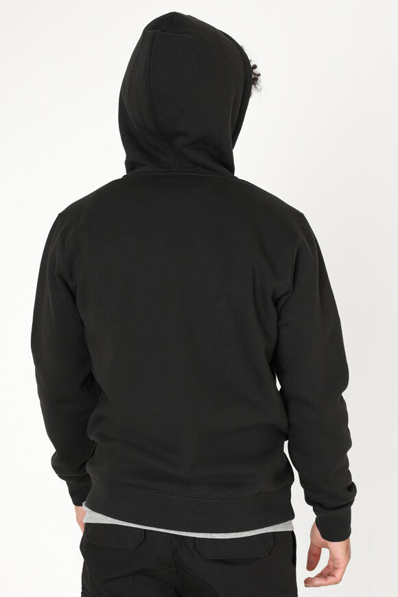 Kapuzensweatjacke - Schwarz