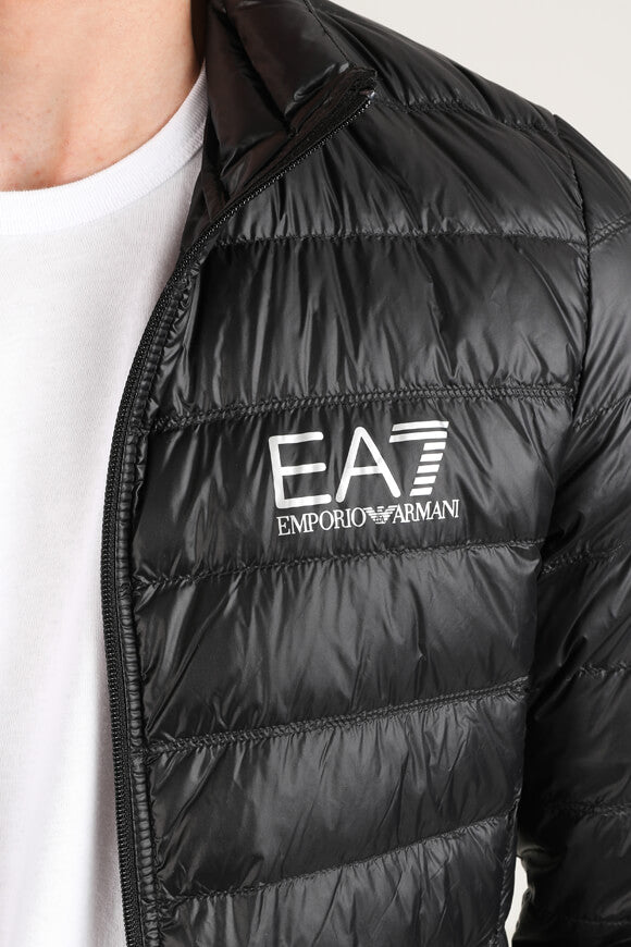Leichte Puffer Daunenjacke - Schwarz